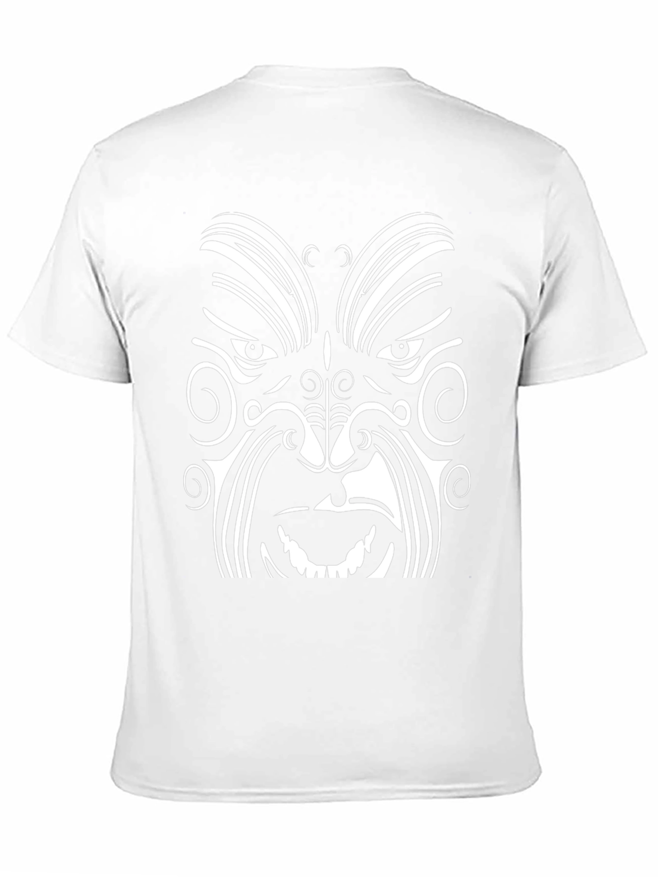 Tribal Face Graphic Black T-Shirt