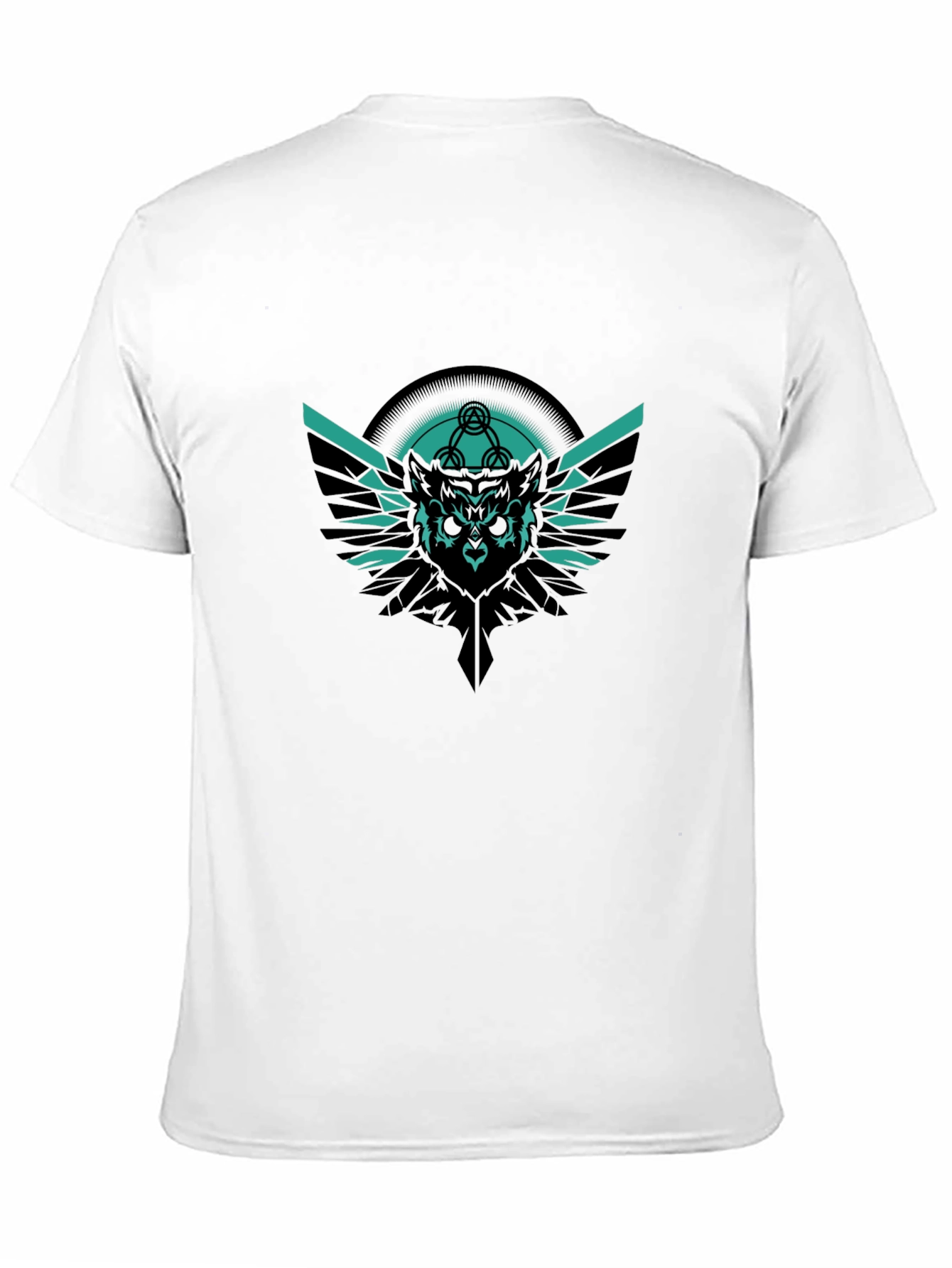Owl Graphic Black T-Shirt