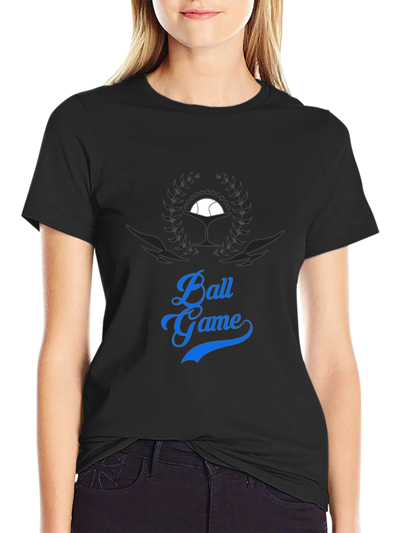 Ball Game Graphic T-Shirt - Mens Stylish Tee