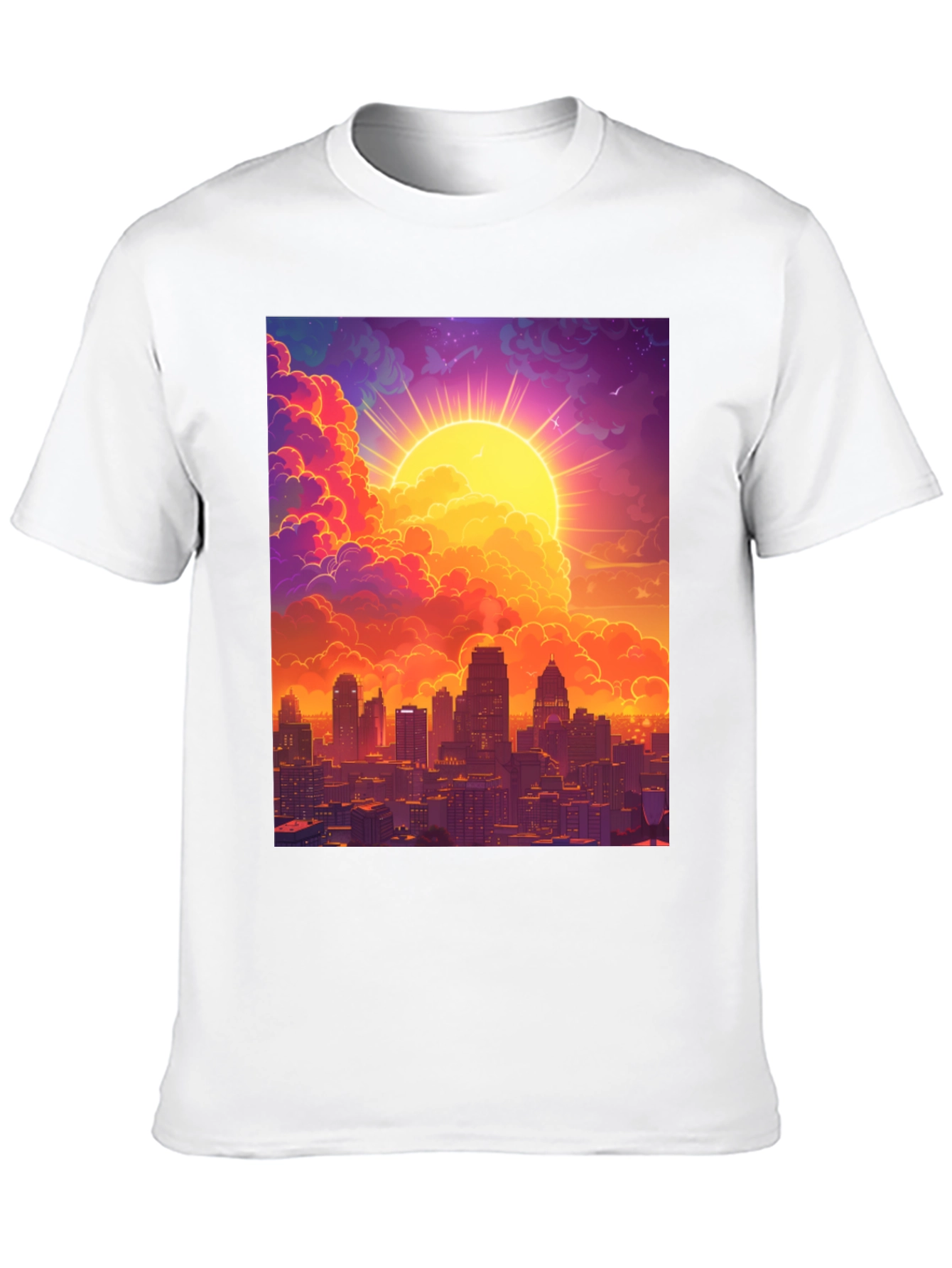 Sunset Cityscape Graphic Tee