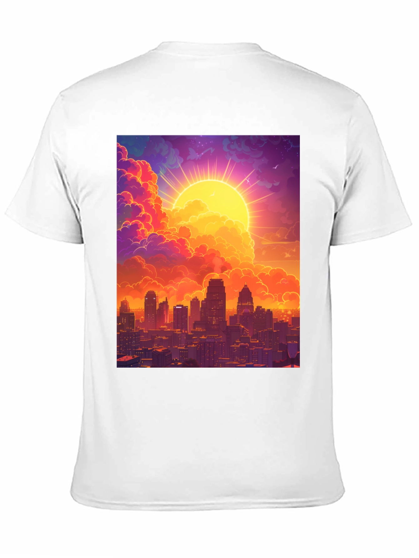 Sunset Cityscape Graphic Tee