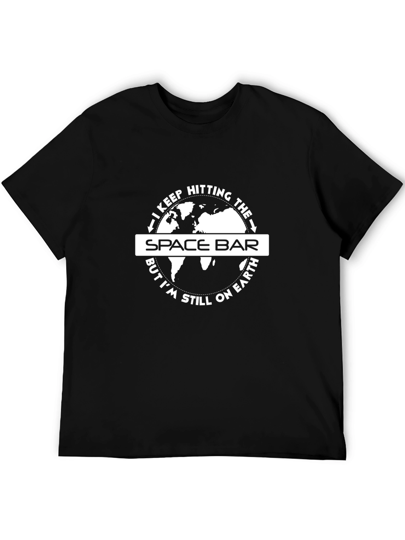 Space Bar Graphic T-Shirt - Funny Programmer Tee