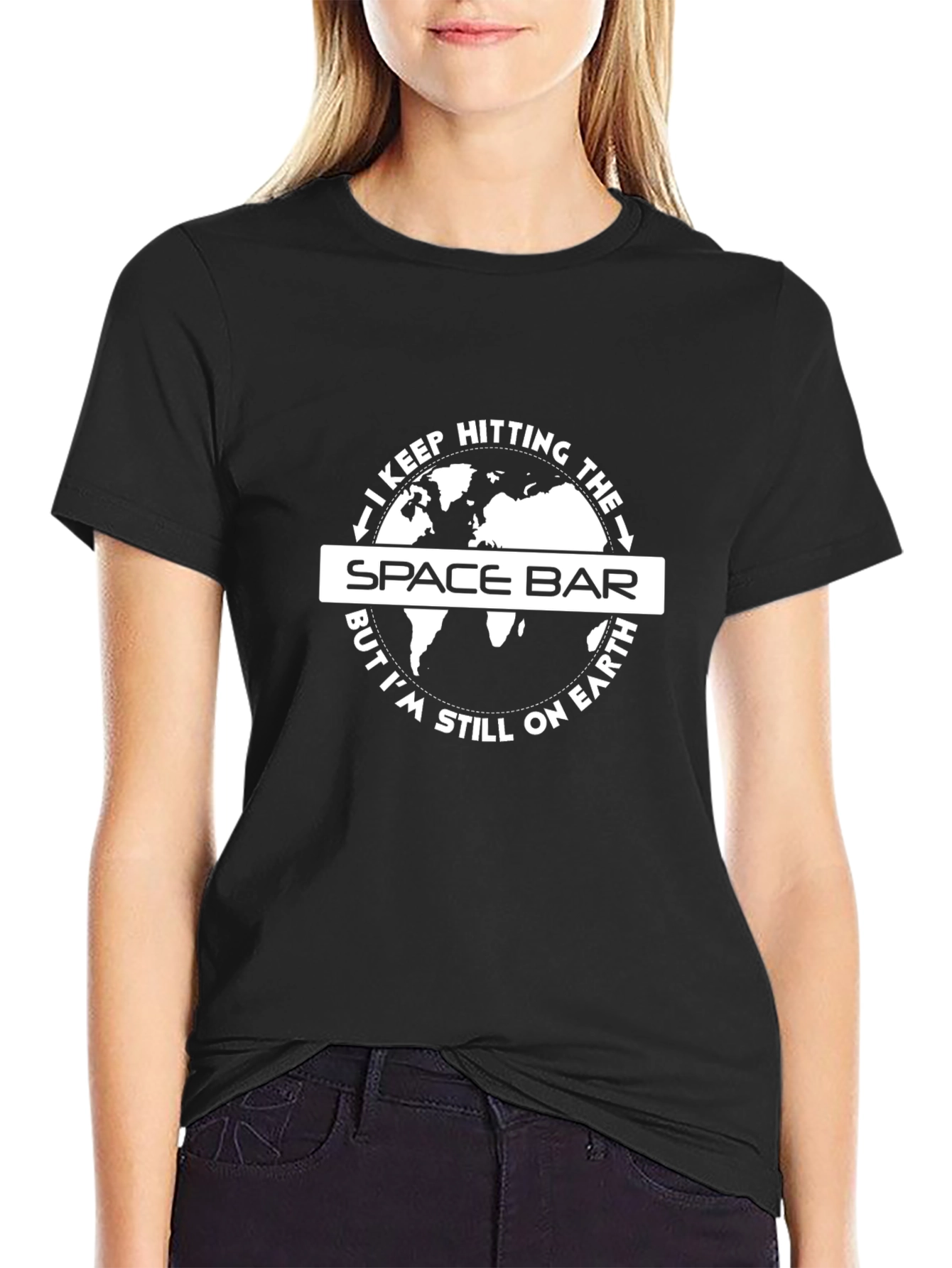 Space Bar Graphic T-Shirt - Funny Programmer Tee