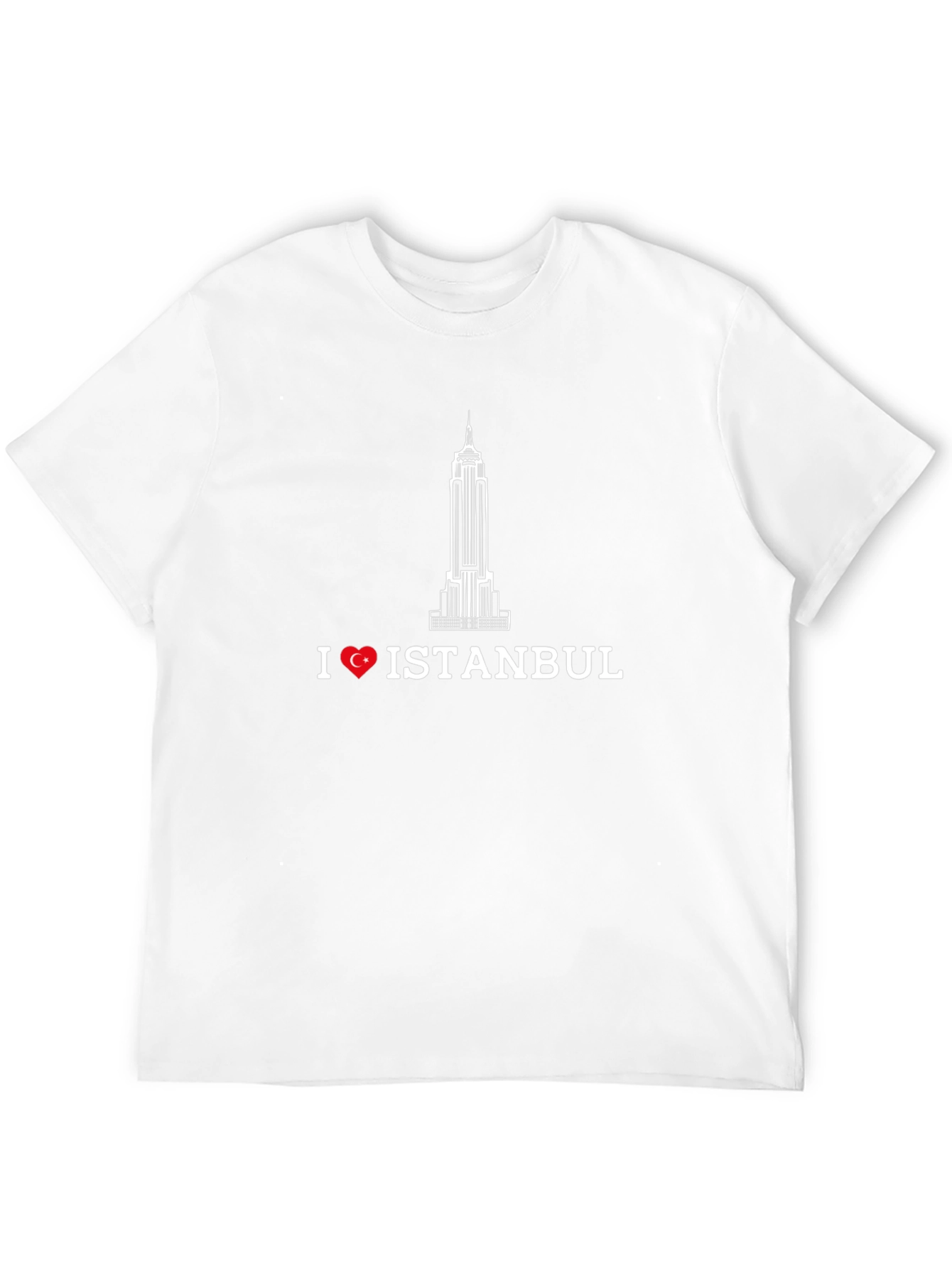 I Love Istanbul Graphic Tee - Black T-Shirt
