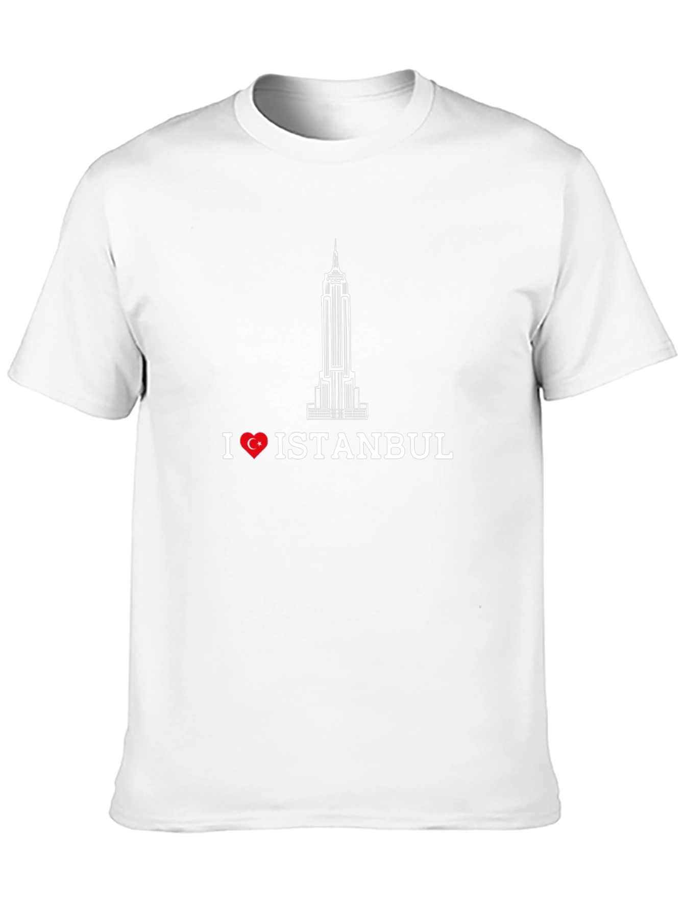 I Love Istanbul Graphic Tee - Black T-Shirt