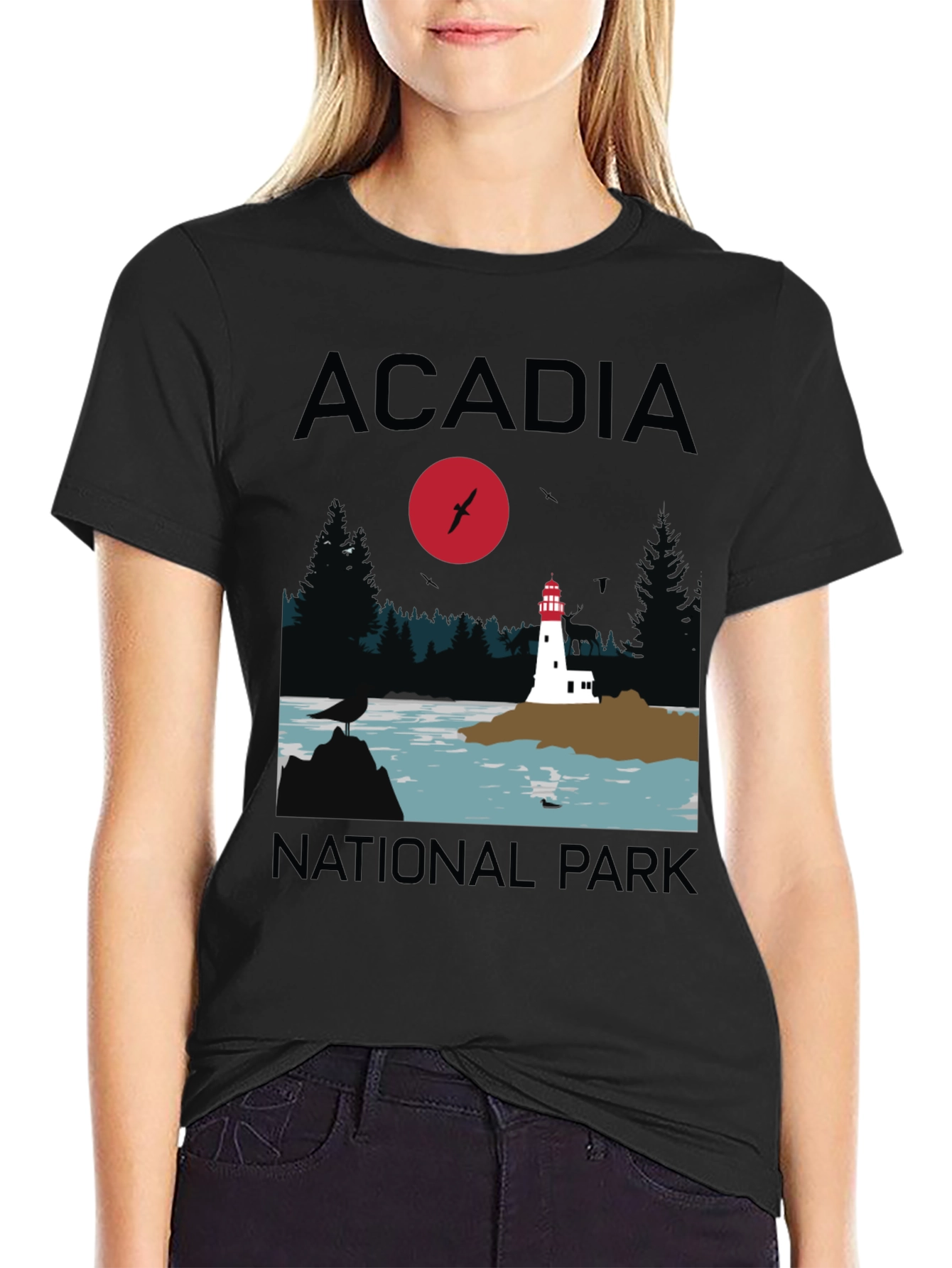 Acadia National Park Graphic T-Shirt