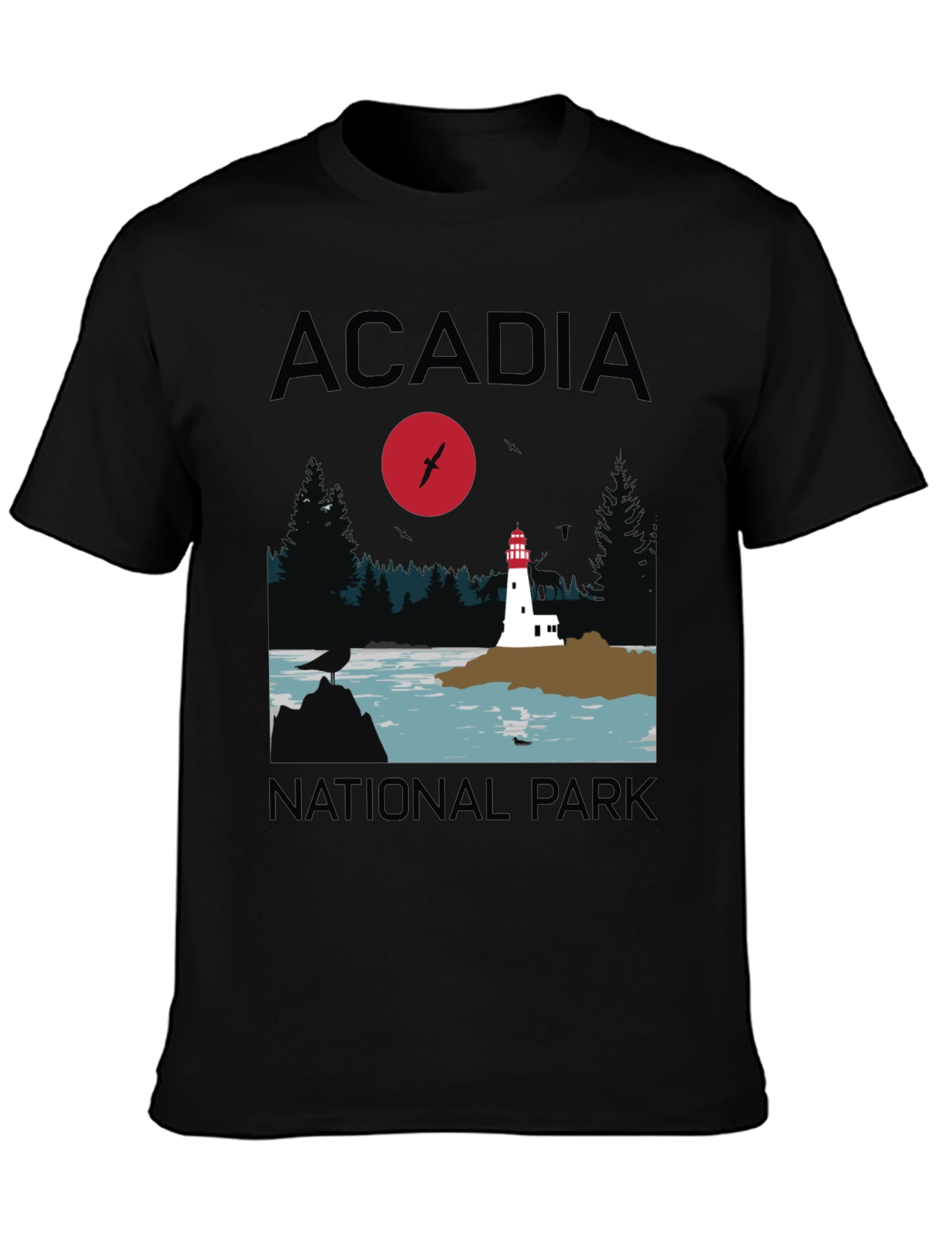 Acadia National Park Graphic T-Shirt