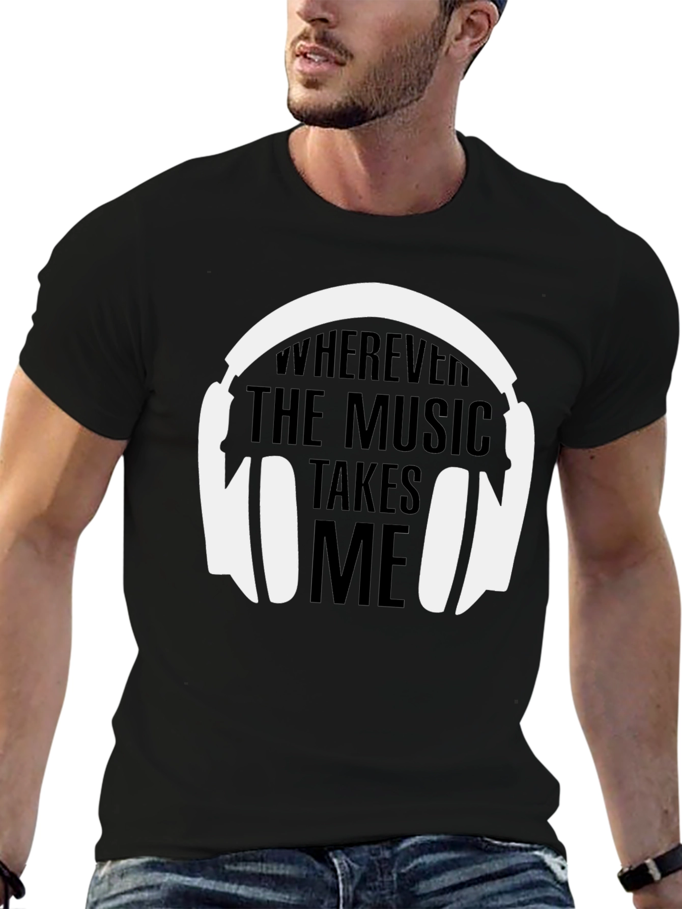 Music Lovers T-Shirt: Wherever the Music Takes Me