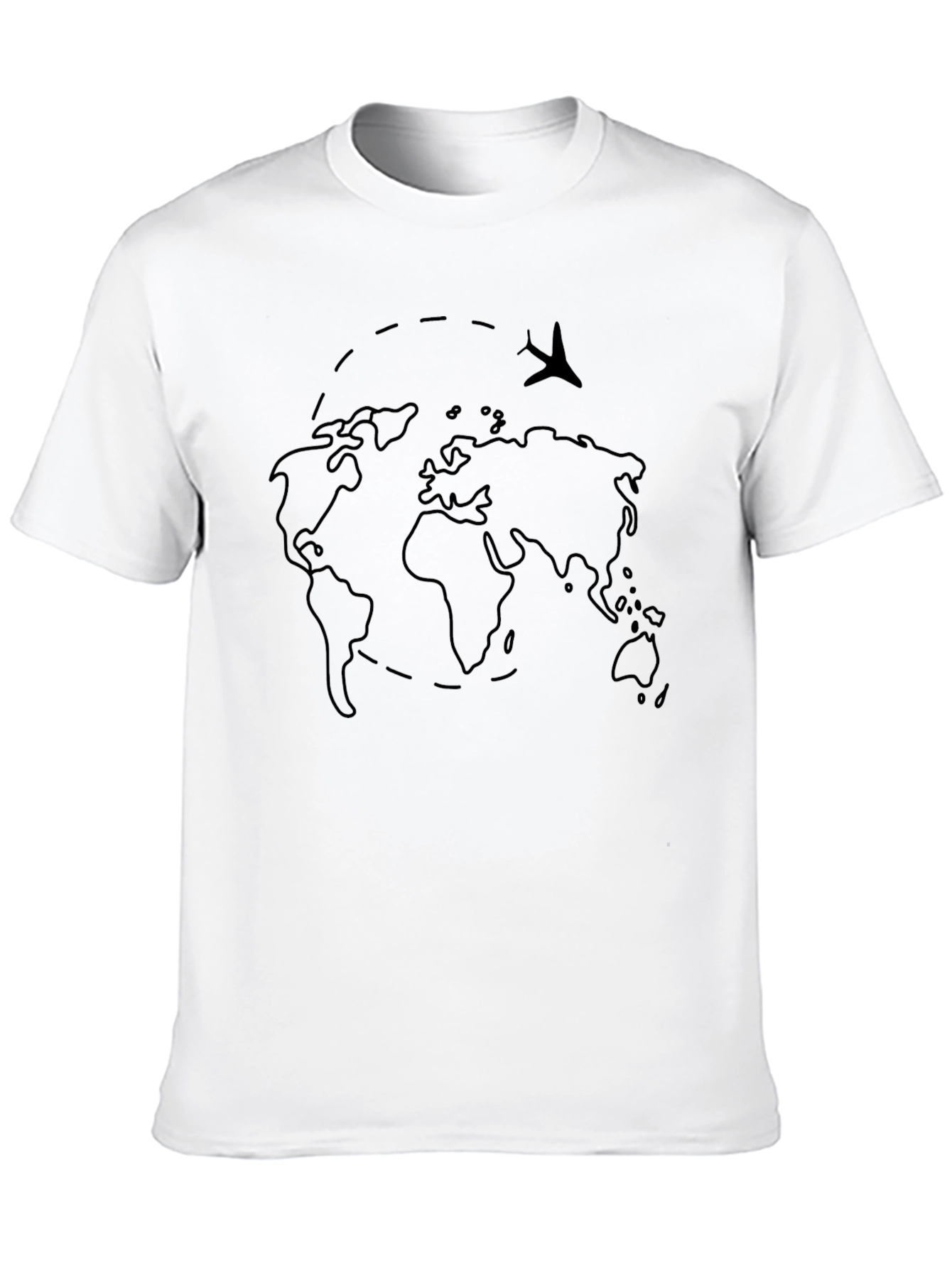 Travel the World Tee - Black Graphic T-Shirt