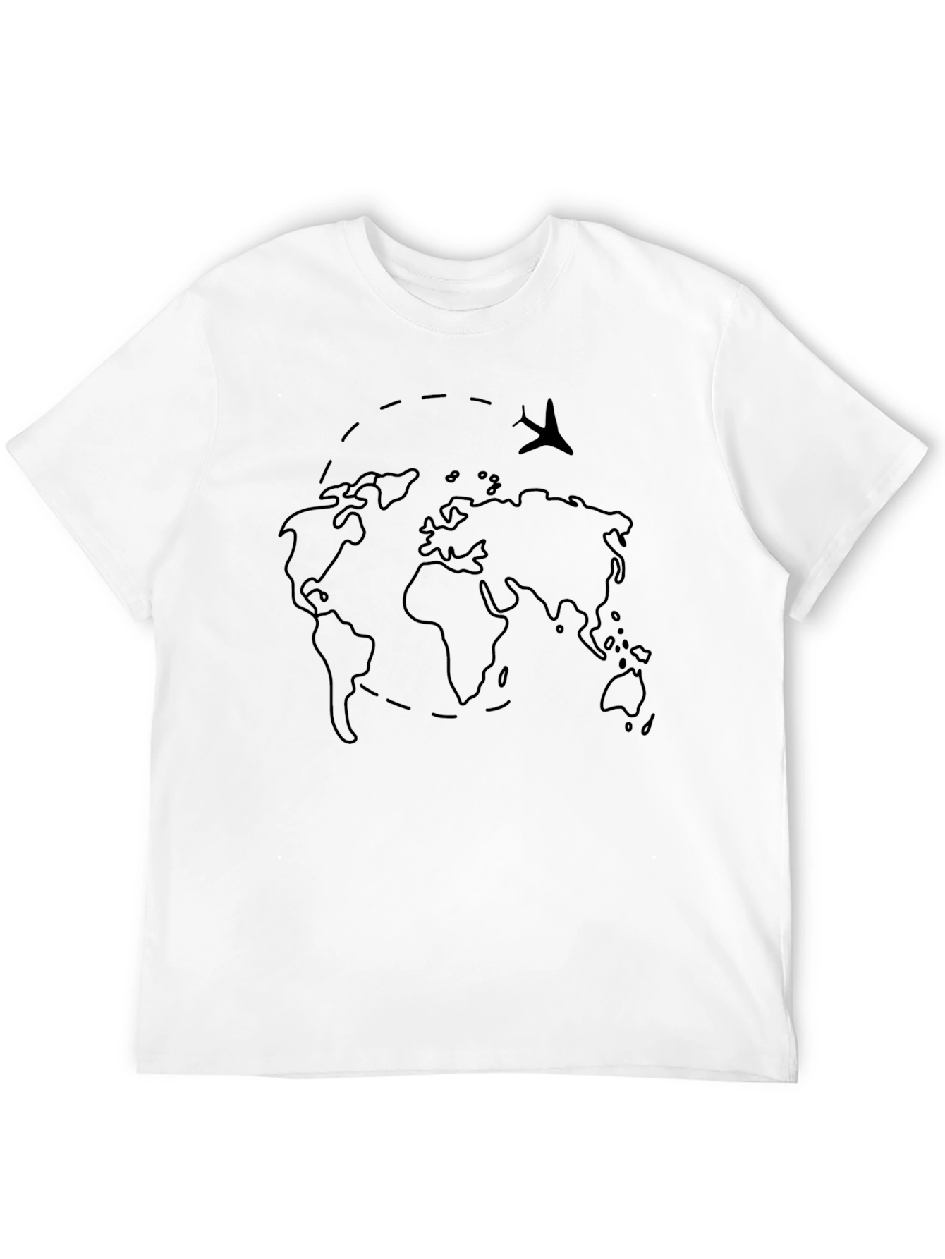 Travel the World Tee - Black Graphic T-Shirt