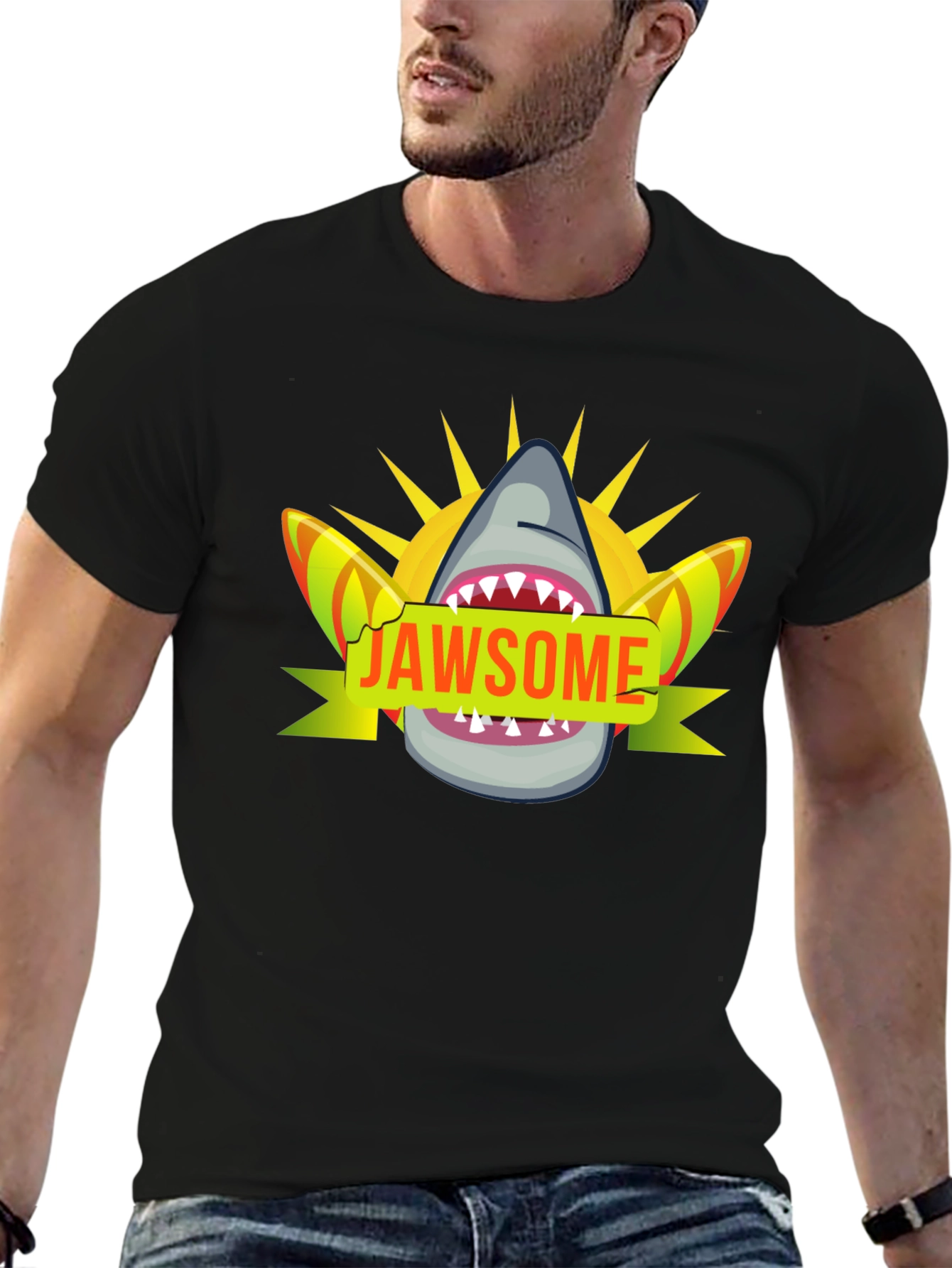 Jawsome Shark Graphic Tee - Summer Style