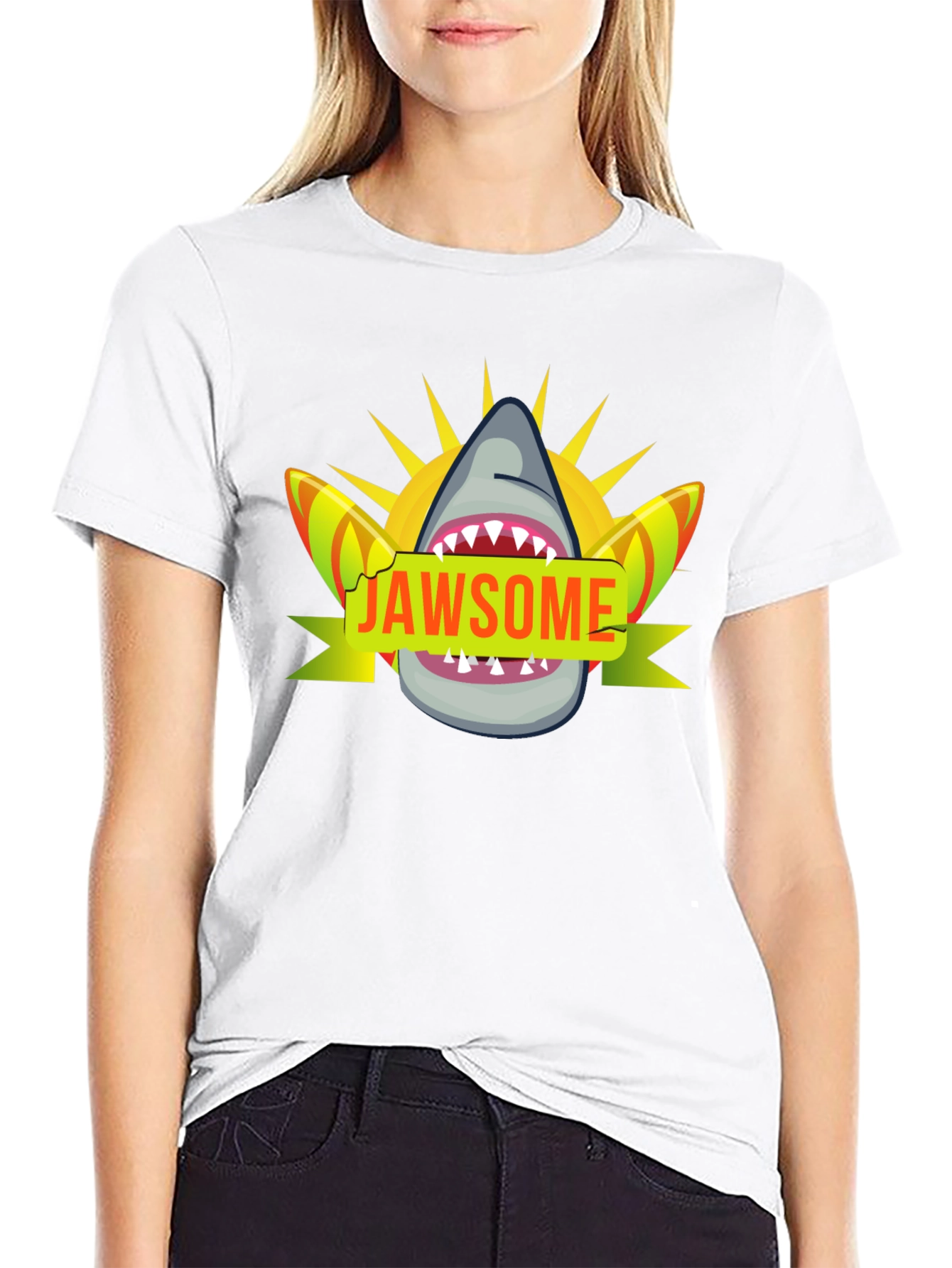 Jawsome Shark Graphic Tee - Summer Style