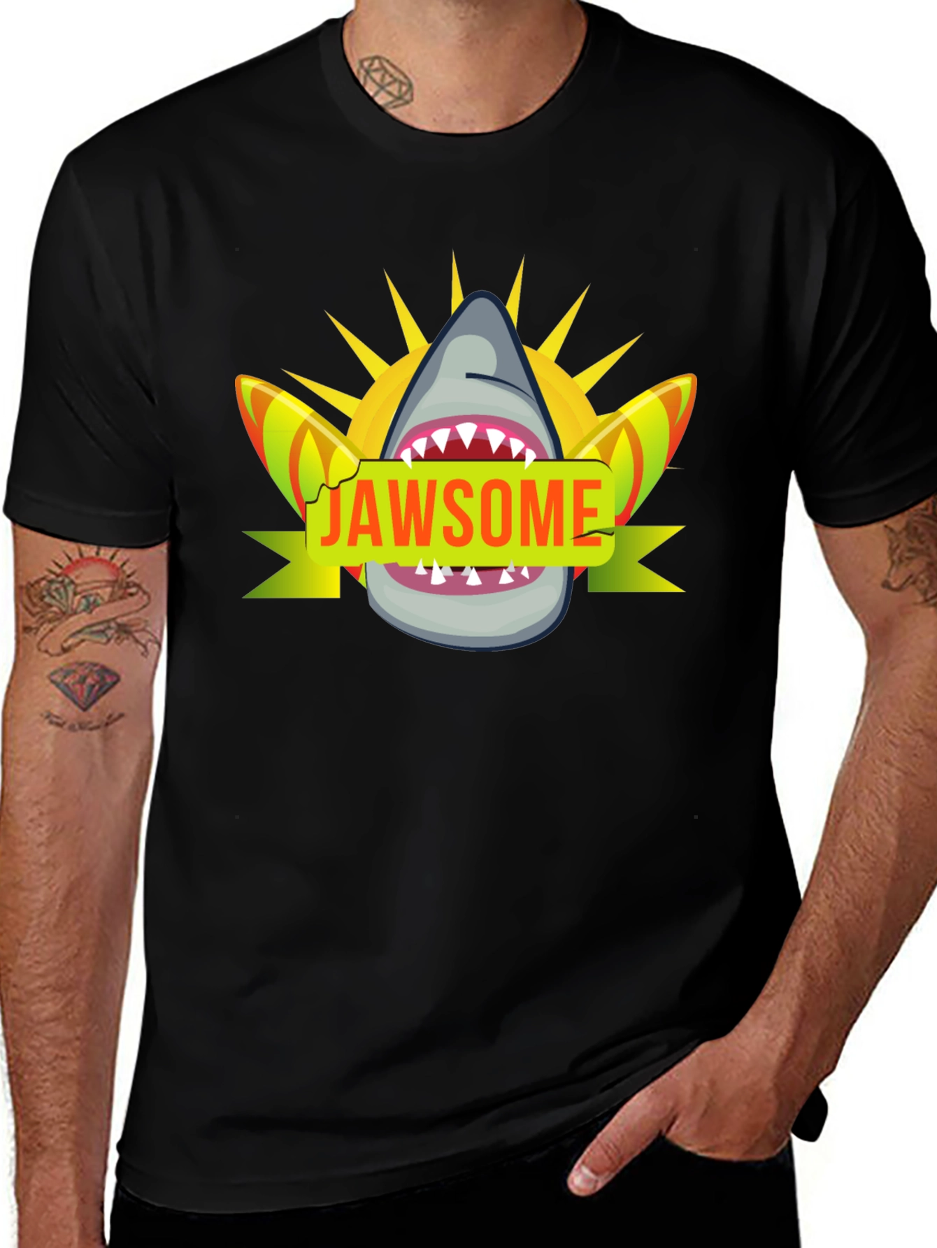 Jawsome Shark Graphic Tee - Summer Style