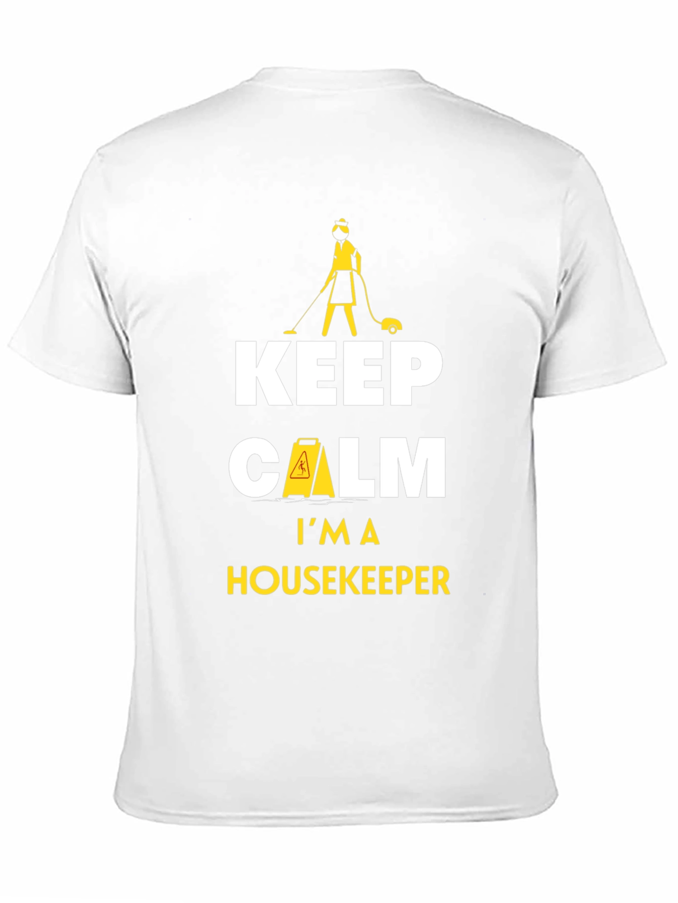 Keep Calm Im a Housekeeper Black T-Shirt