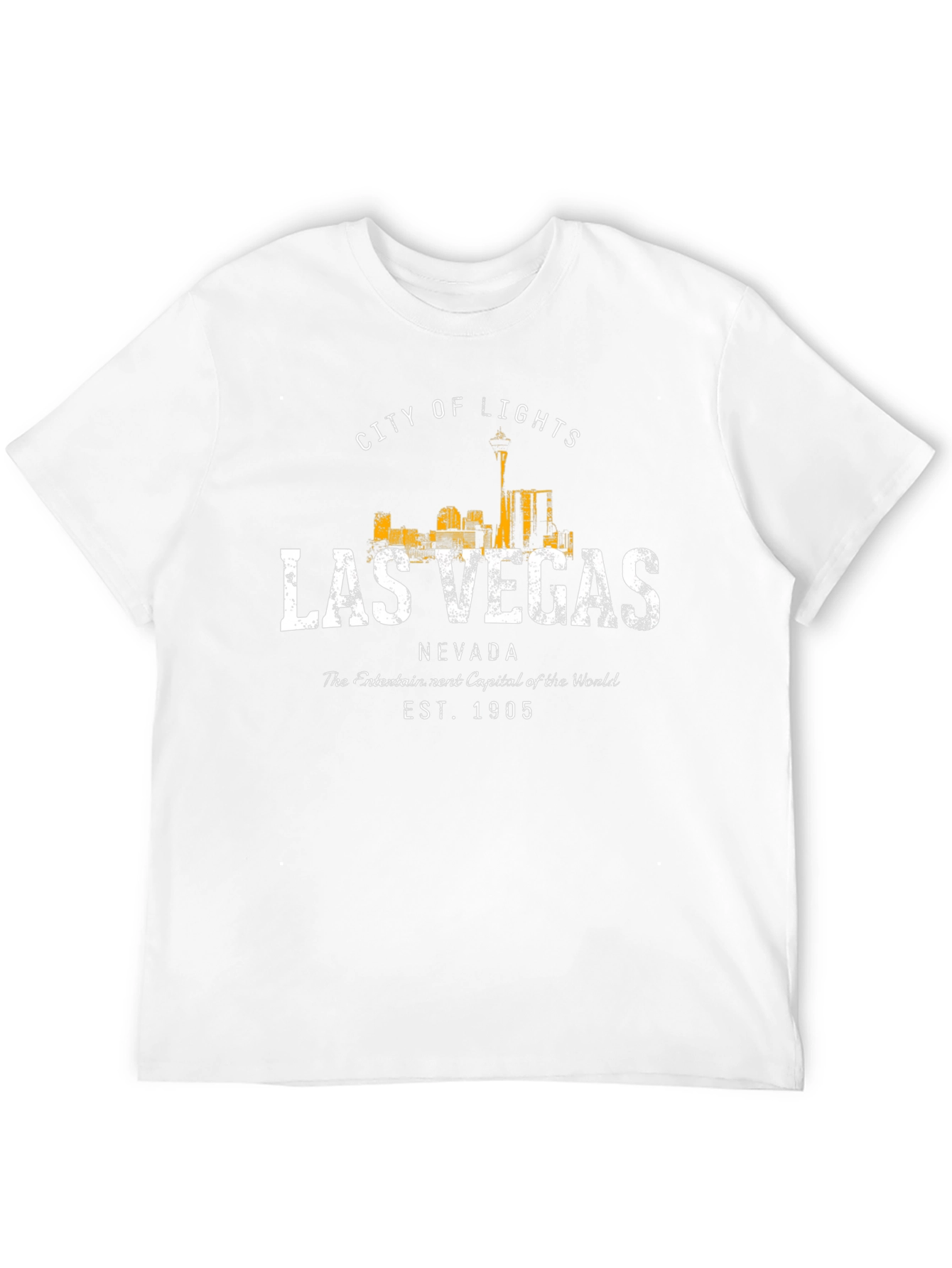 Las Vegas Nevada Mens Black Graphic Tee
