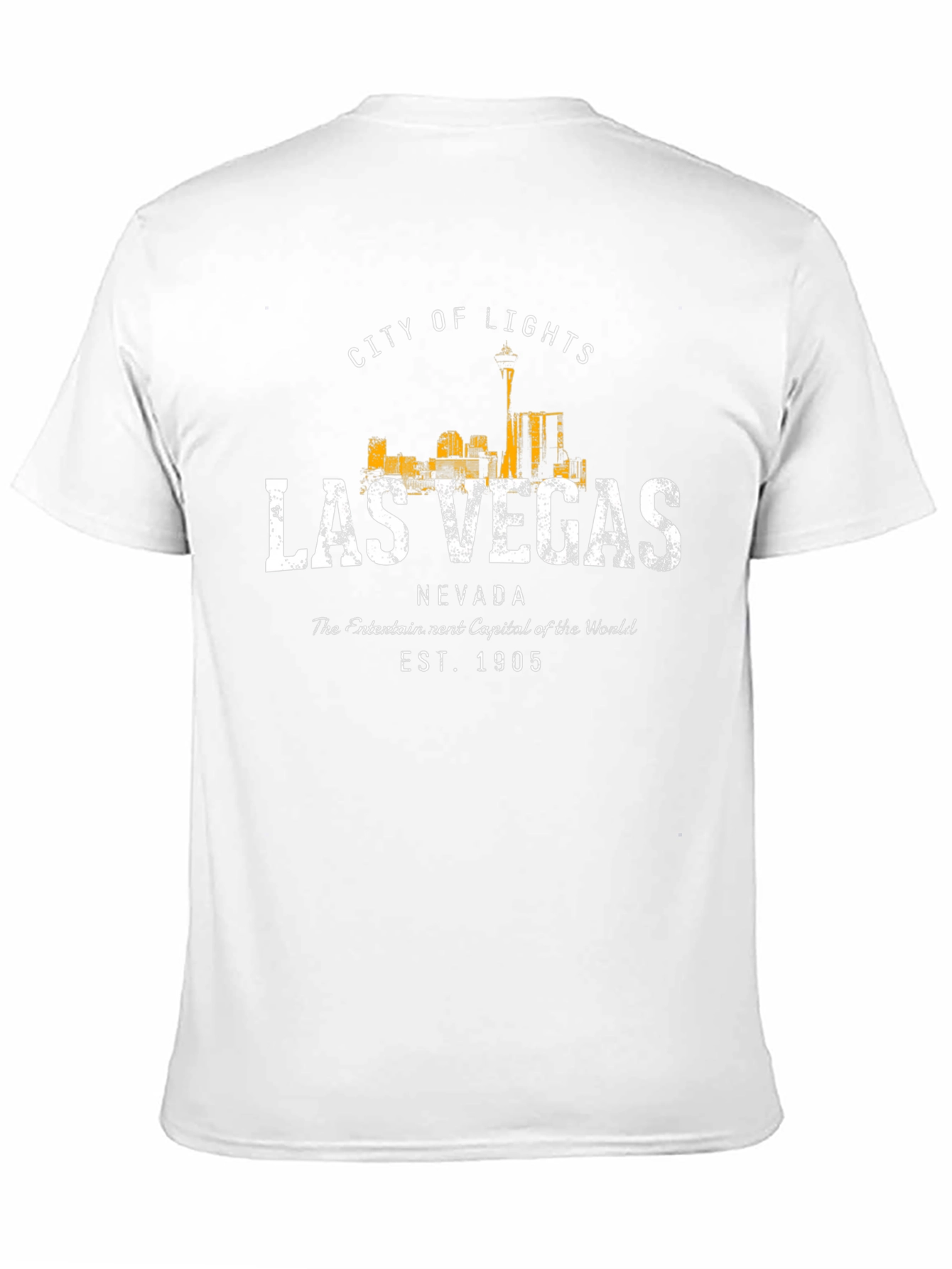 Las Vegas Nevada Mens Black Graphic Tee