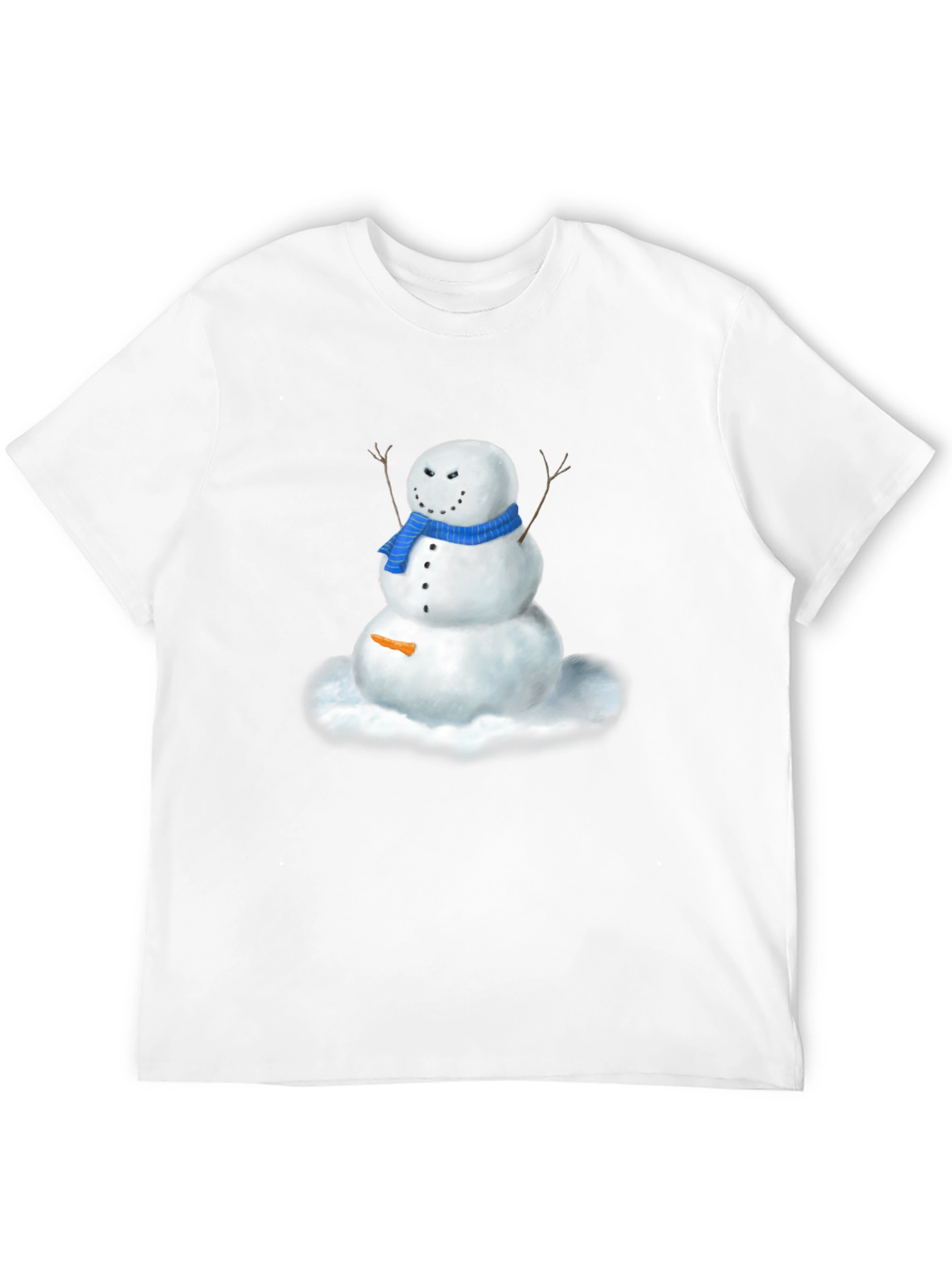Snowman Graphic Tee - Winter Holiday Fun