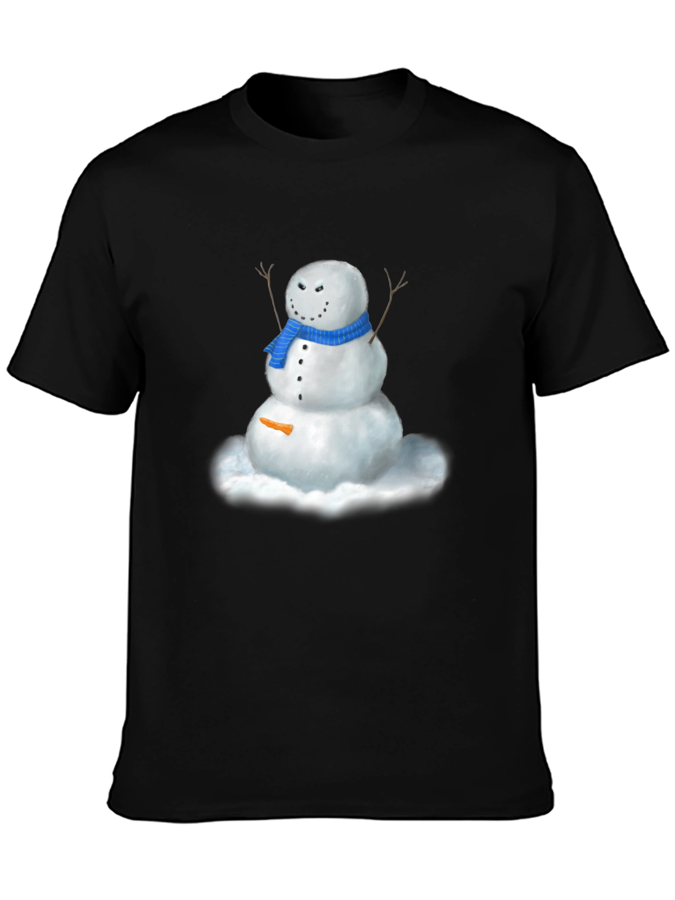 Snowman Graphic Tee - Winter Holiday Fun
