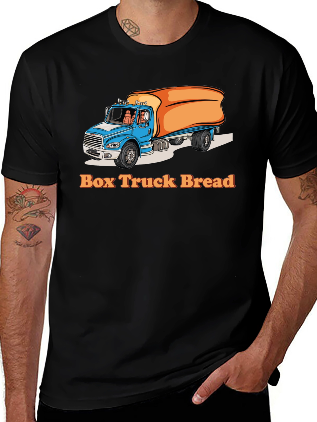 Box Truck Bread Graphic Tee