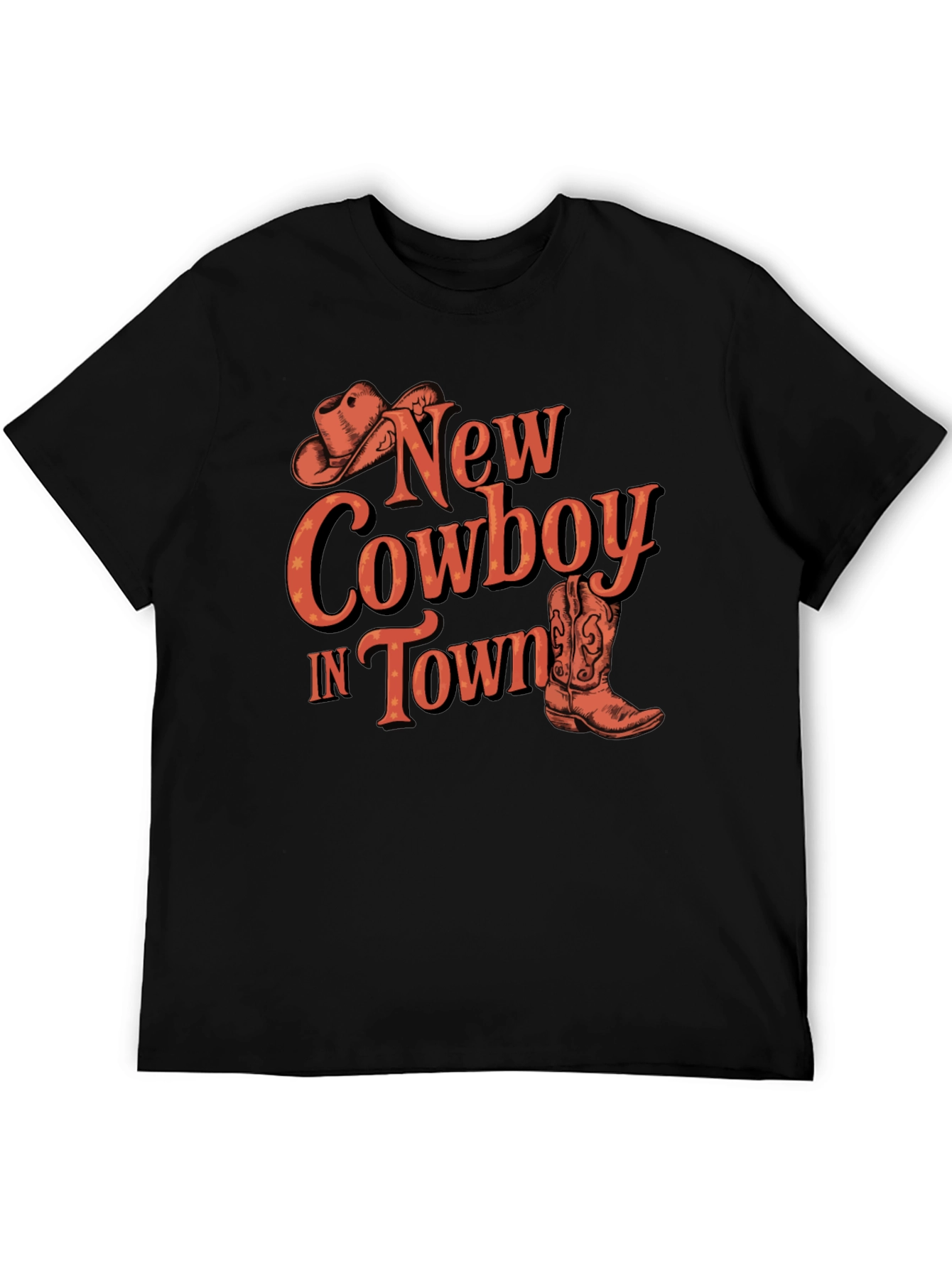 New Cowboy In Town Graphic Tee