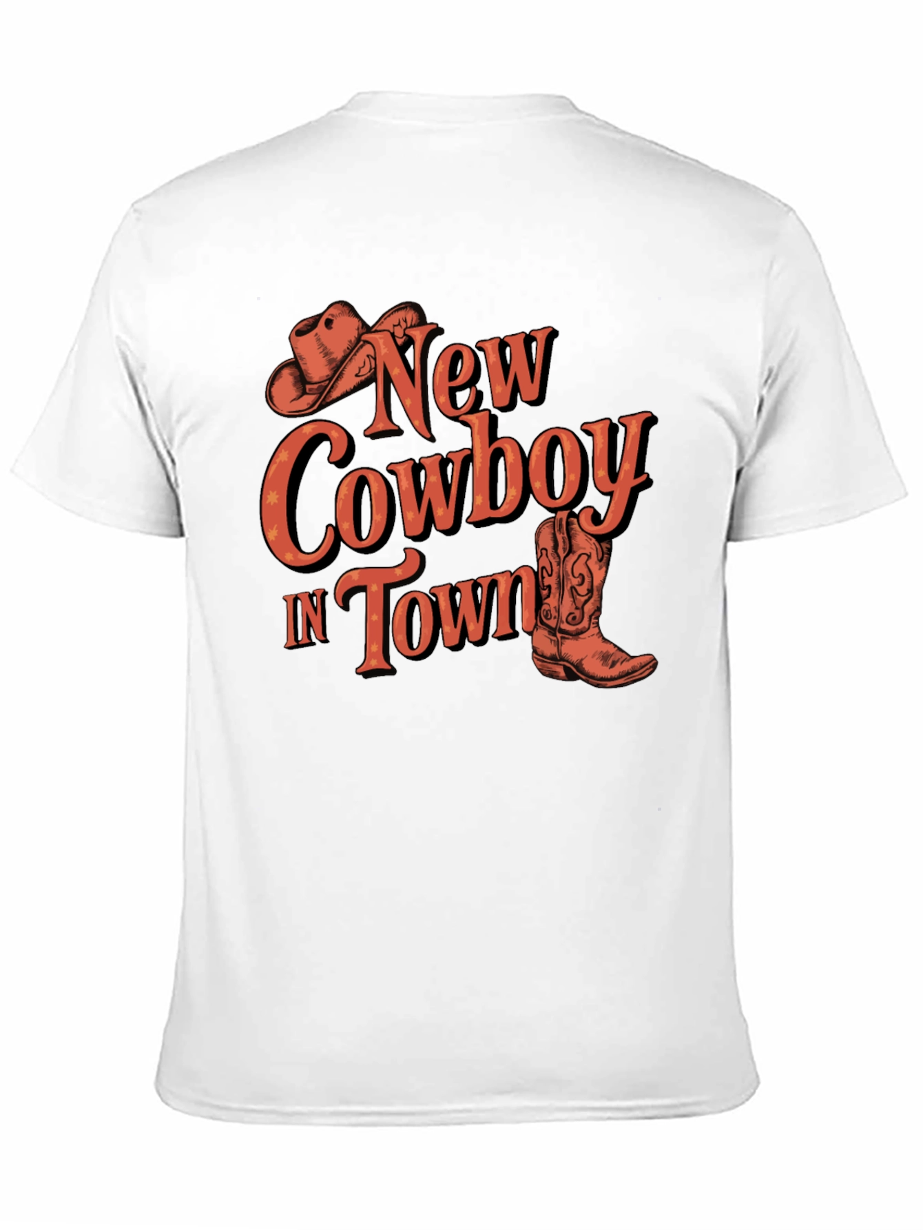 New Cowboy In Town Graphic Tee