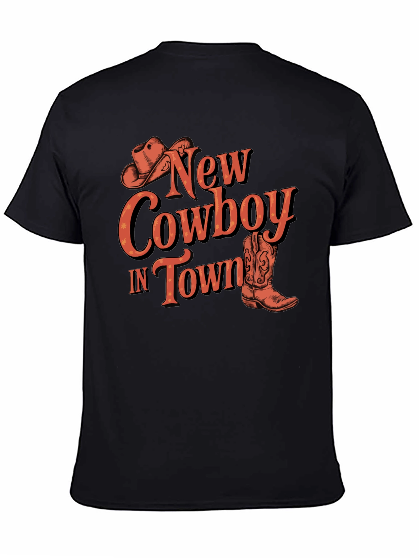 New Cowboy In Town Graphic Tee