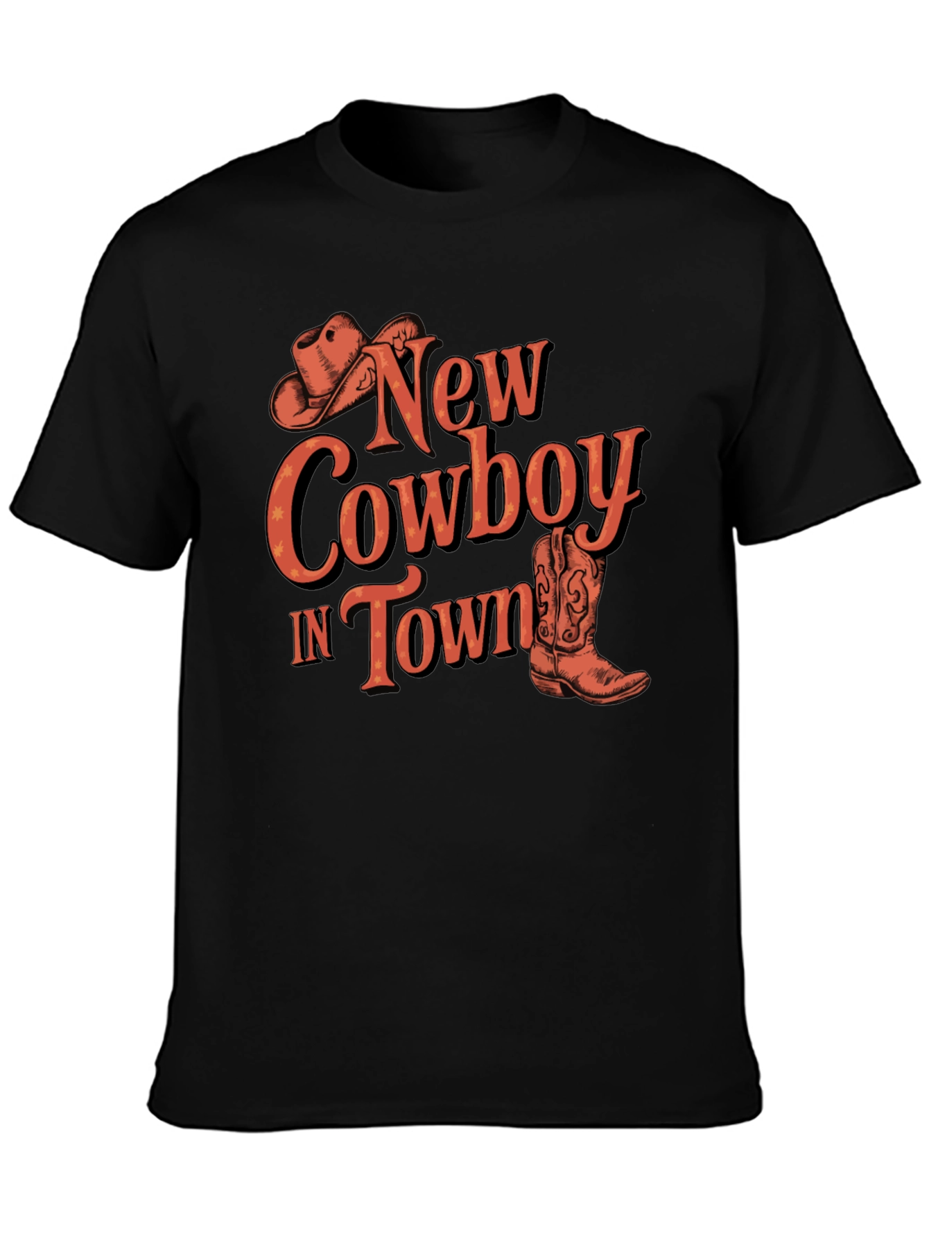 New Cowboy In Town Graphic Tee