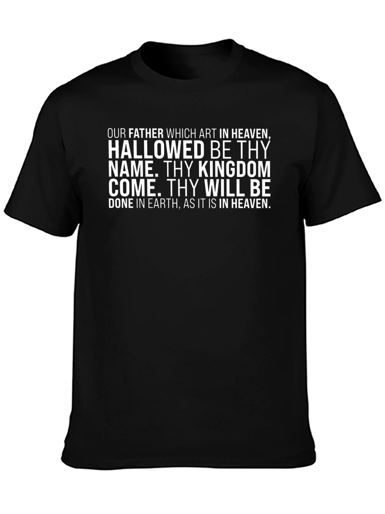 Our Father Prayer T-Shirt - Classic Religious Tee