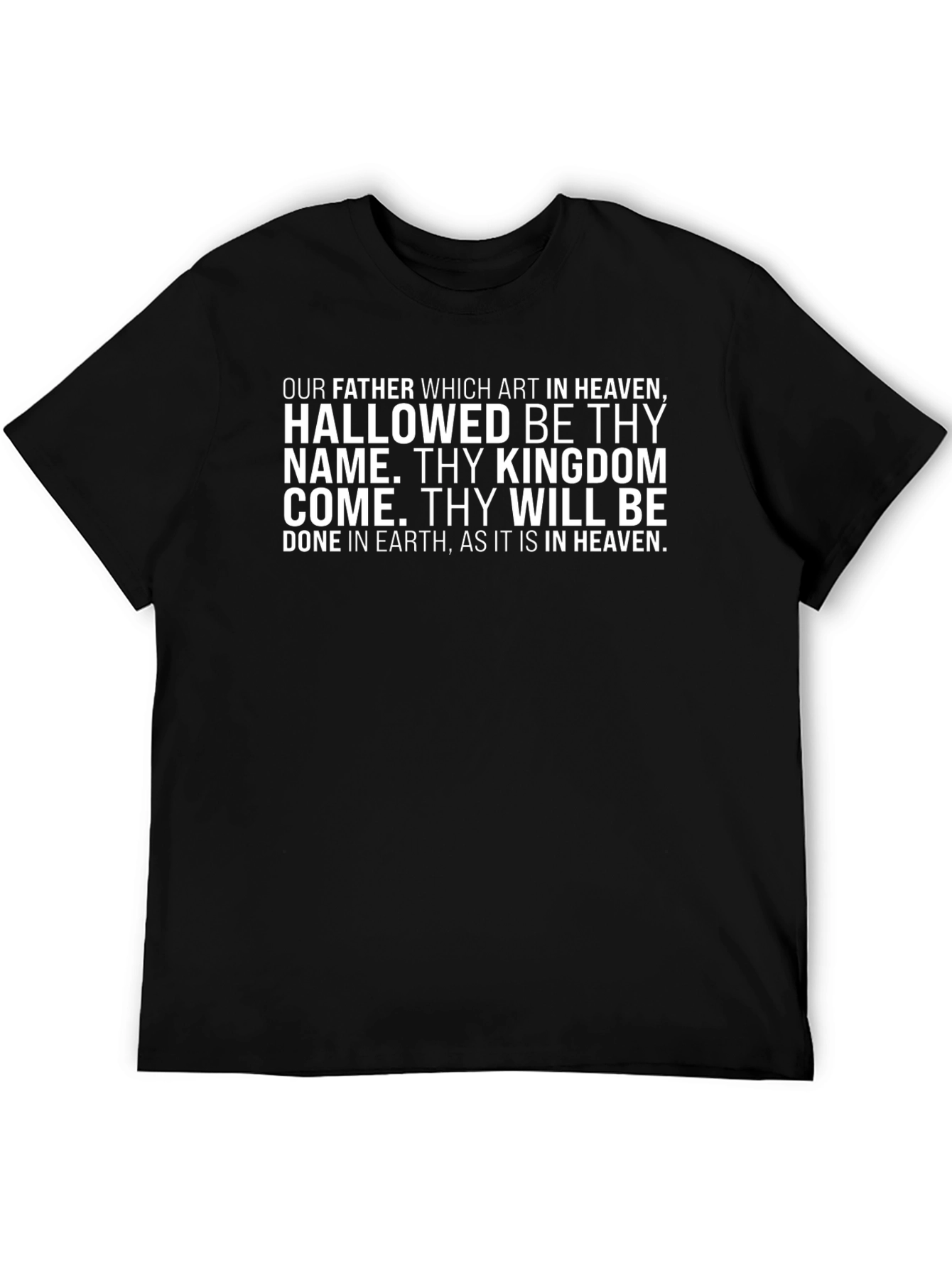 Our Father Prayer T-Shirt - Classic Religious Tee