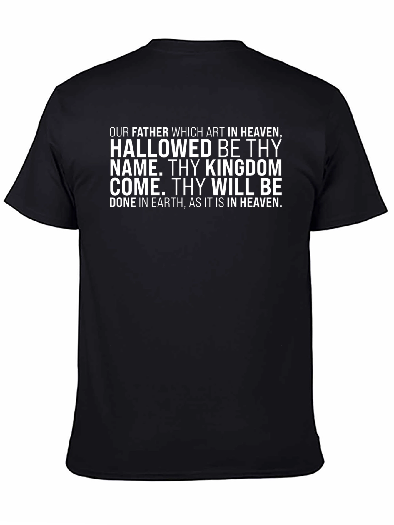 Our Father Prayer T-Shirt - Classic Religious Tee