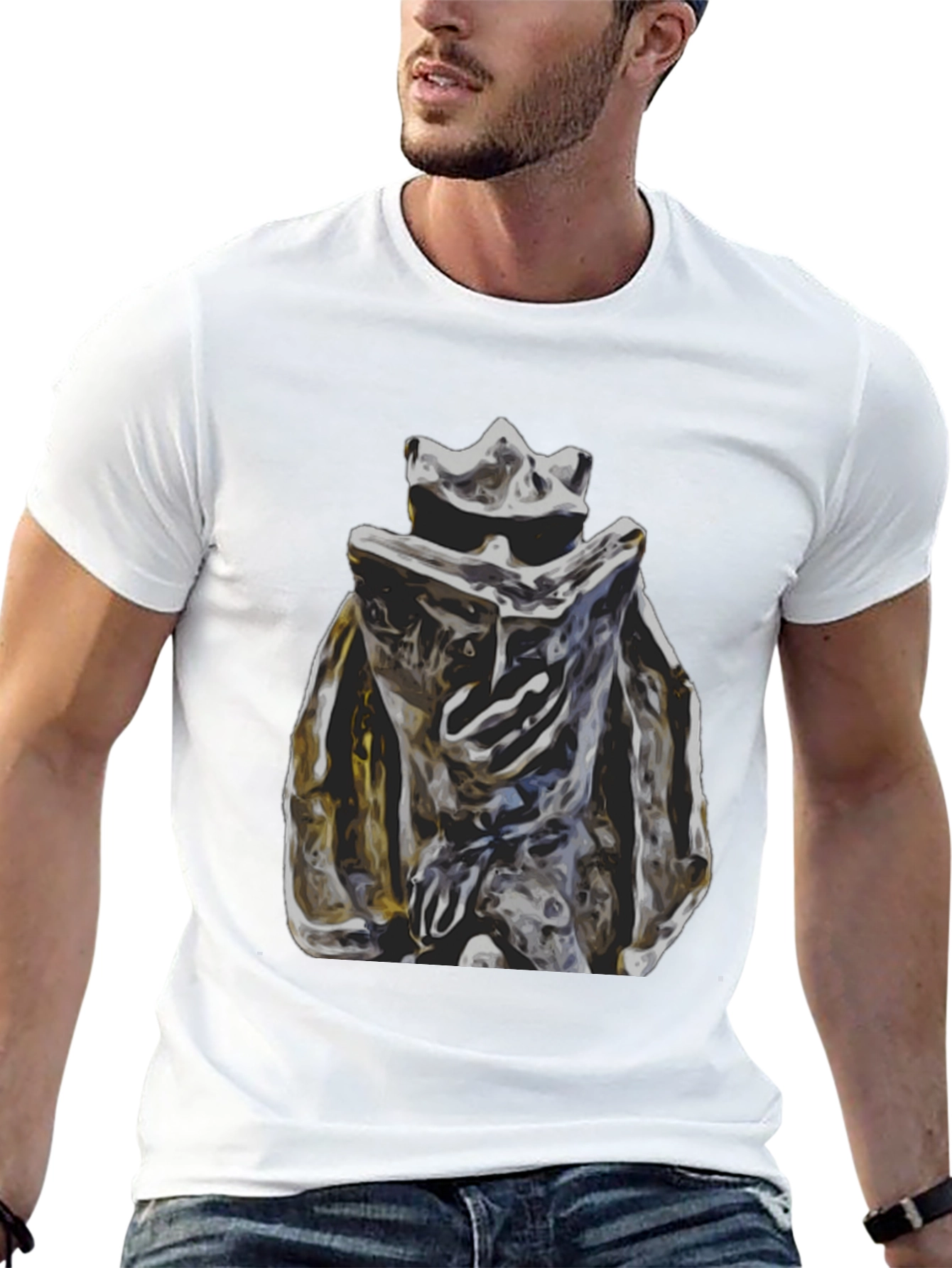 Abstract Art Black Tee