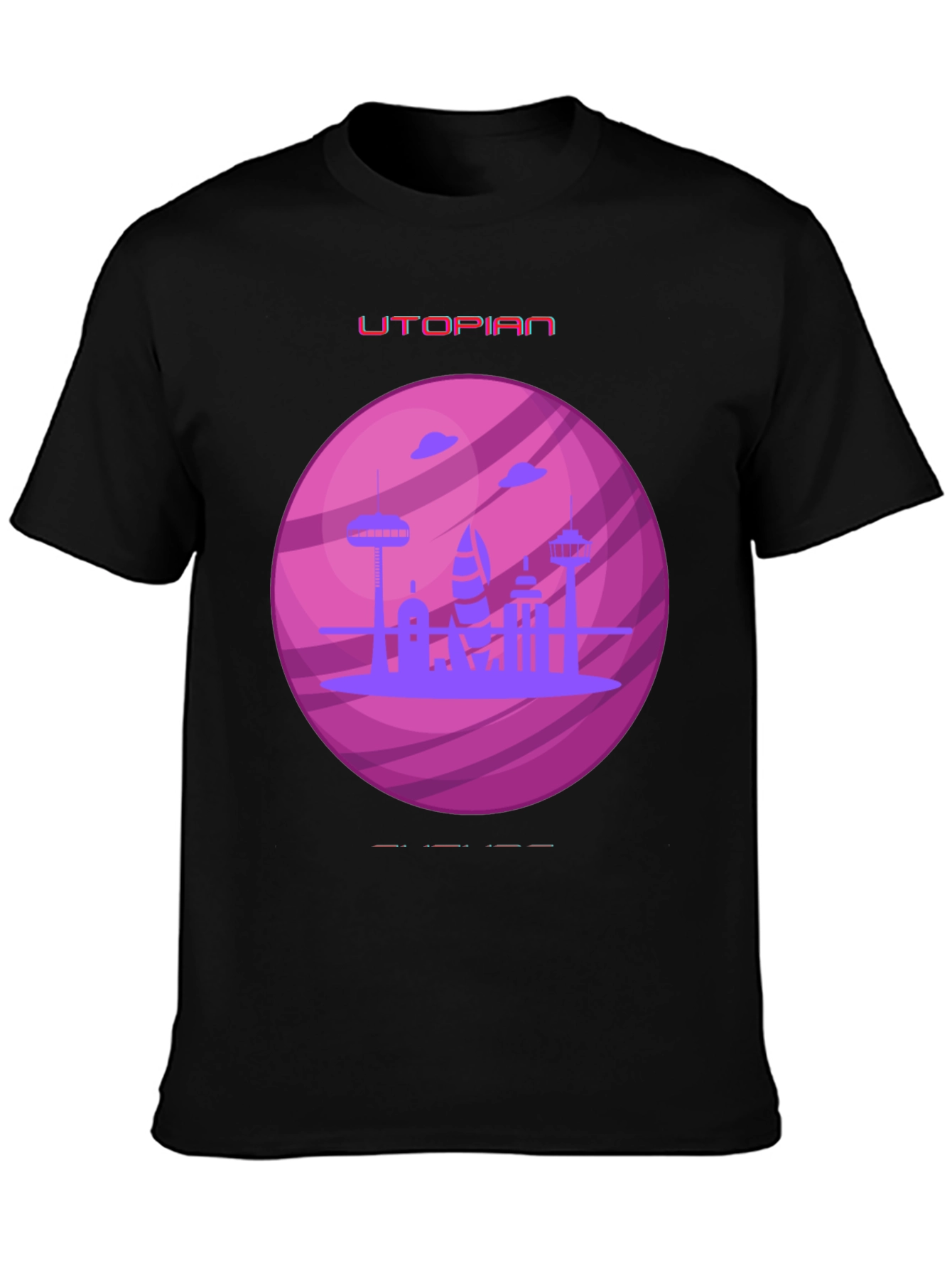 Utopian Planet Graphic T-Shirt