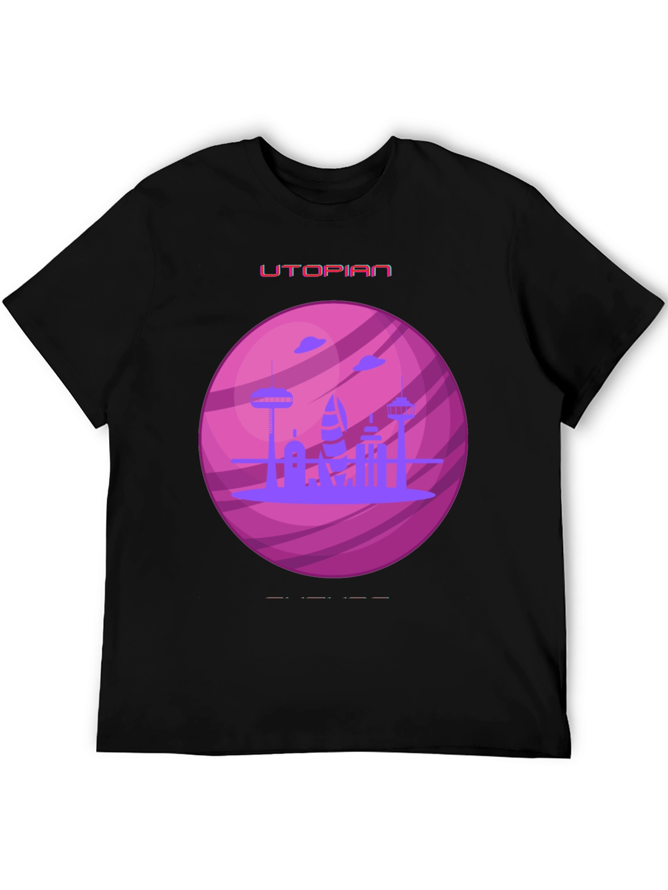 Utopian Planet Graphic T-Shirt