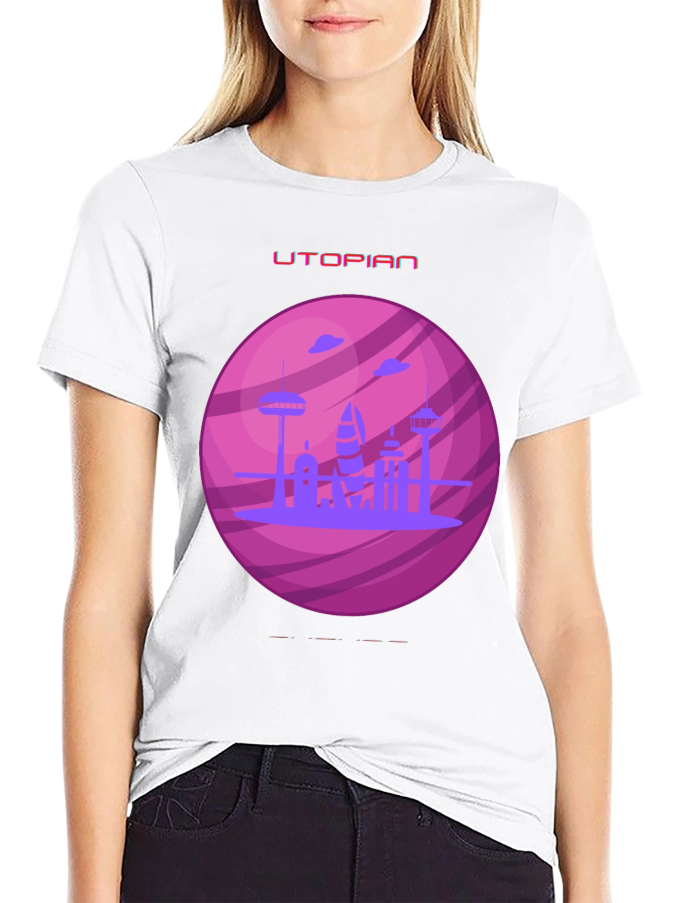 Utopian Planet Graphic T-Shirt