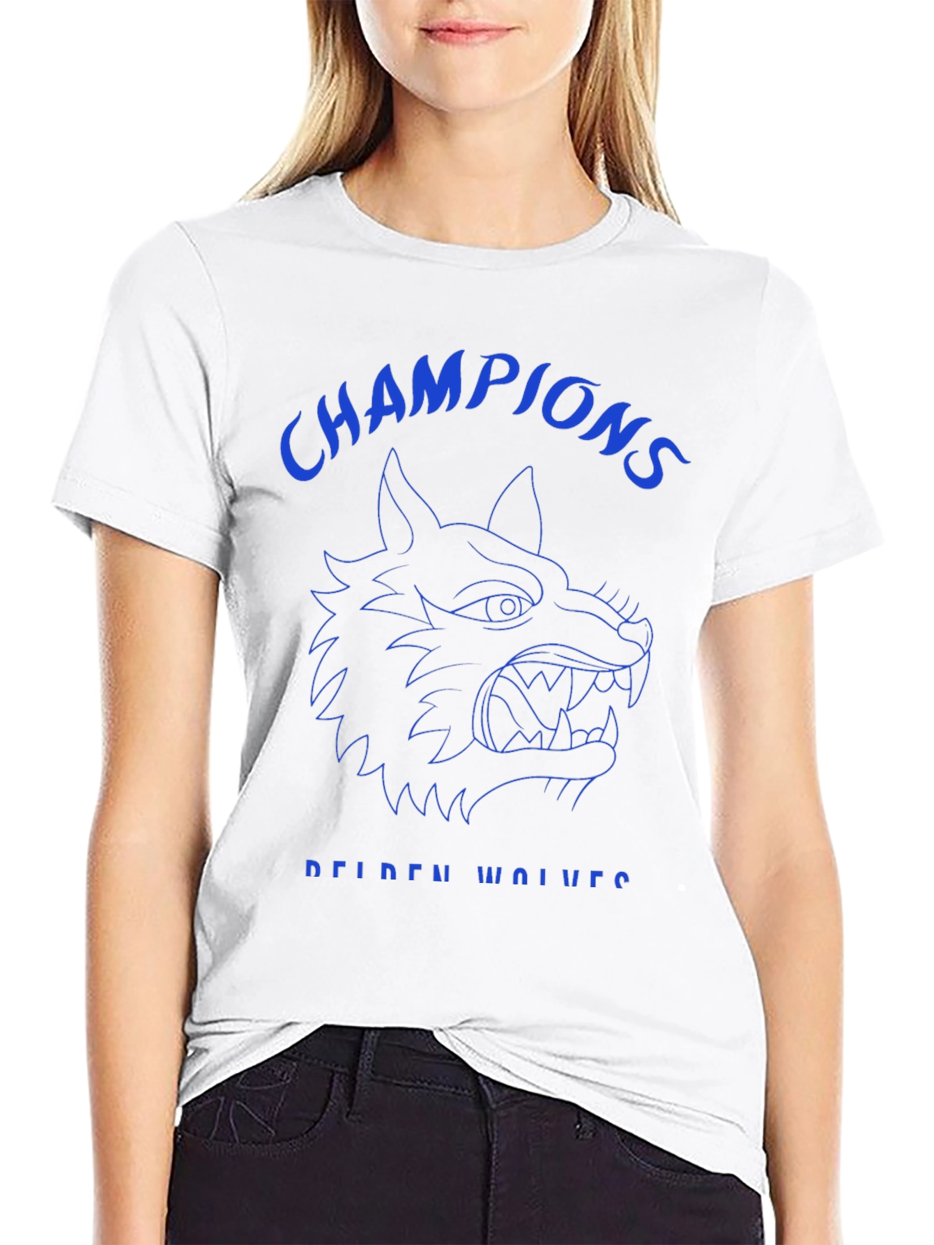 Champions Reiden Wolves Black T-Shirt