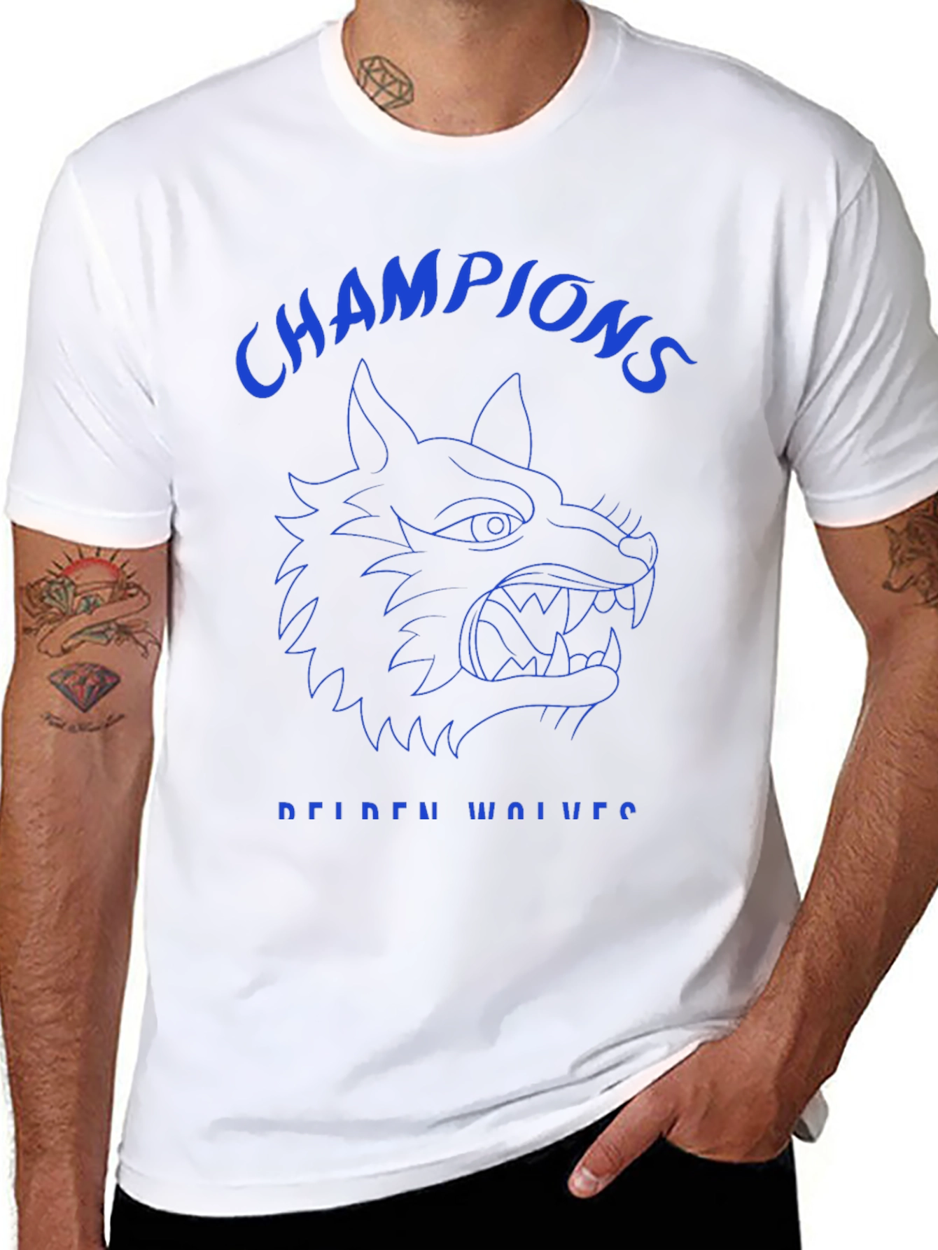 Champions Reiden Wolves Black T-Shirt