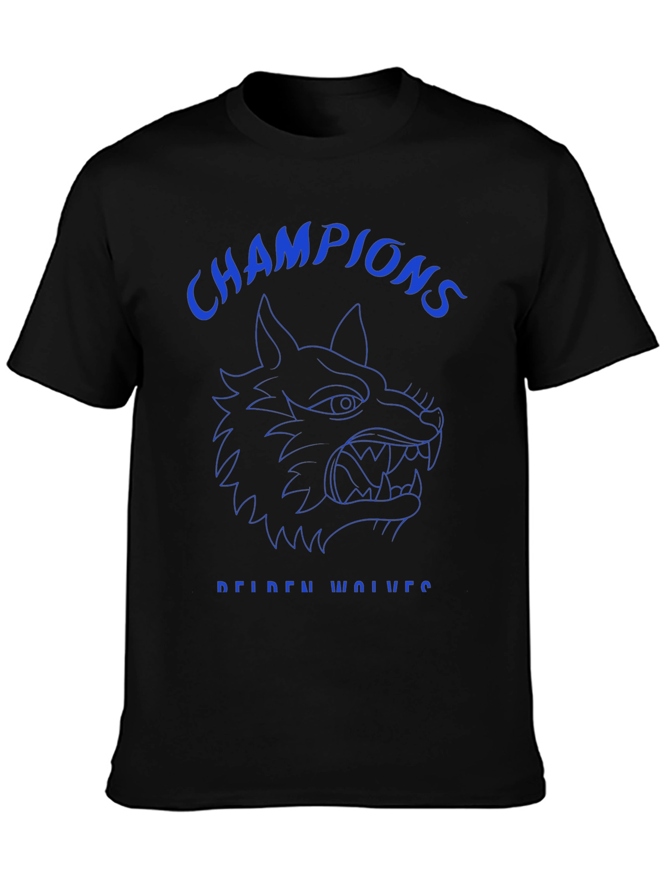 Champions Reiden Wolves Black T-Shirt