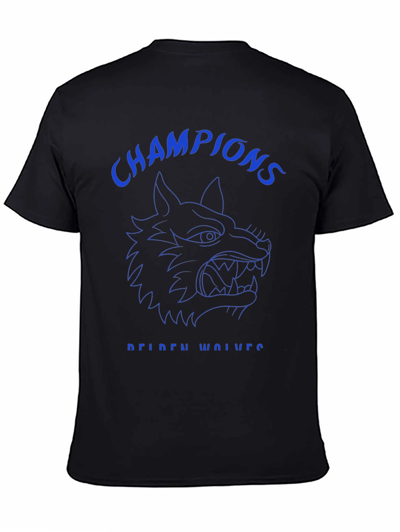 Champions Reiden Wolves Black T-Shirt