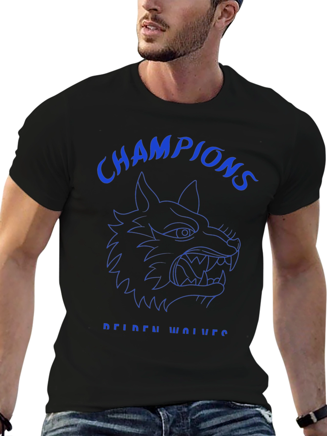 Champions Reiden Wolves Black T-Shirt