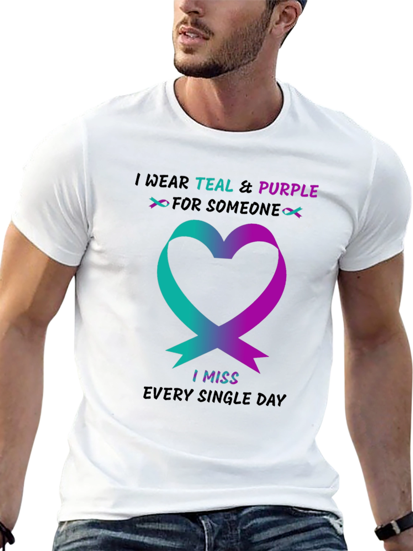 Teal & Purple Remembrance Shirt