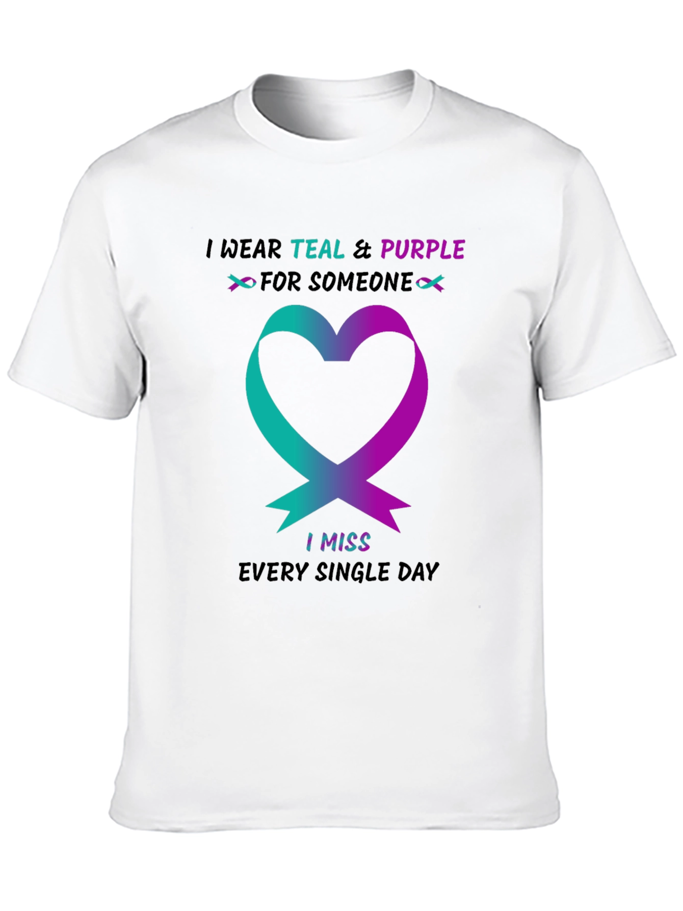Teal & Purple Remembrance Shirt