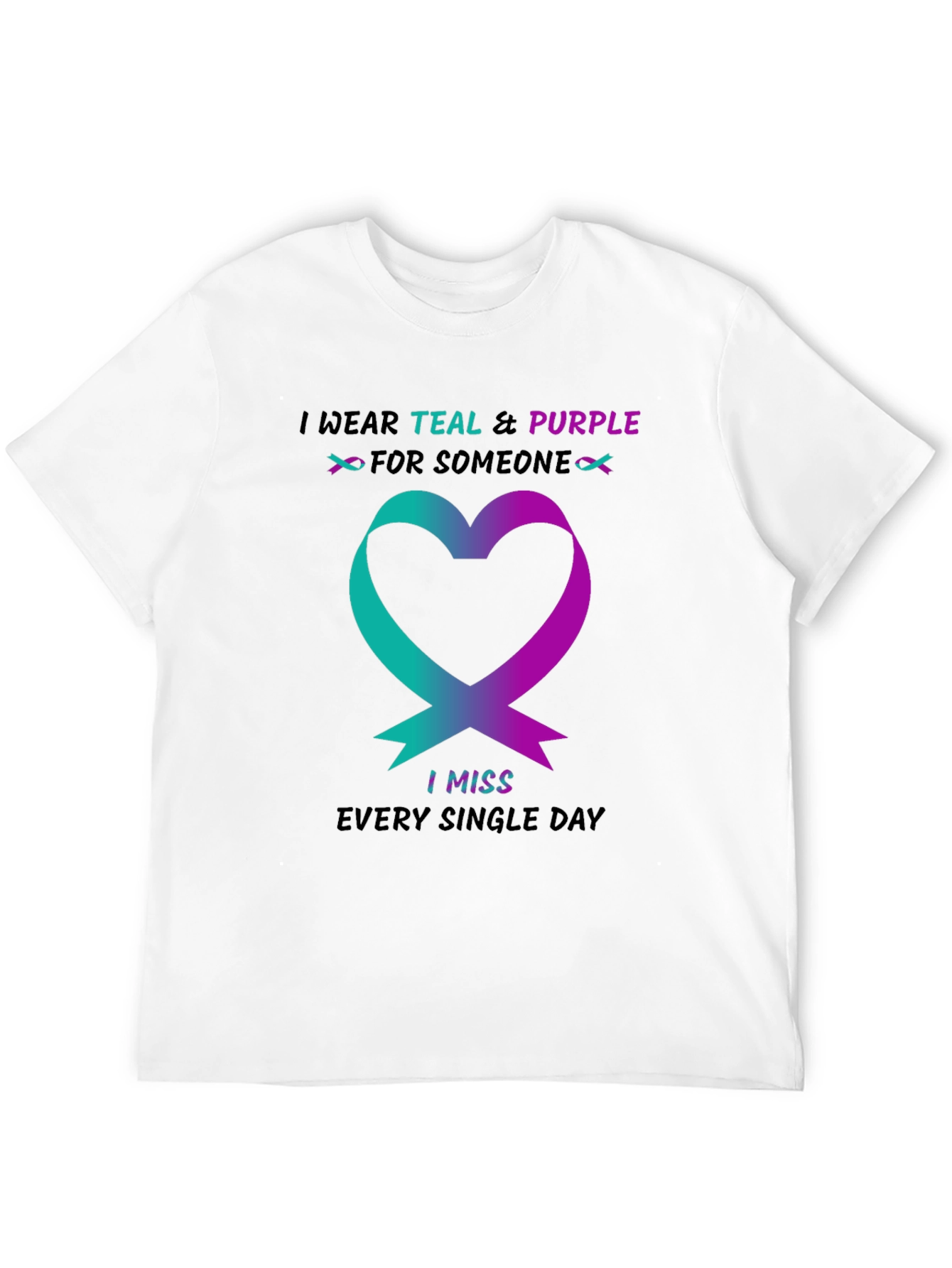 Teal & Purple Remembrance Shirt