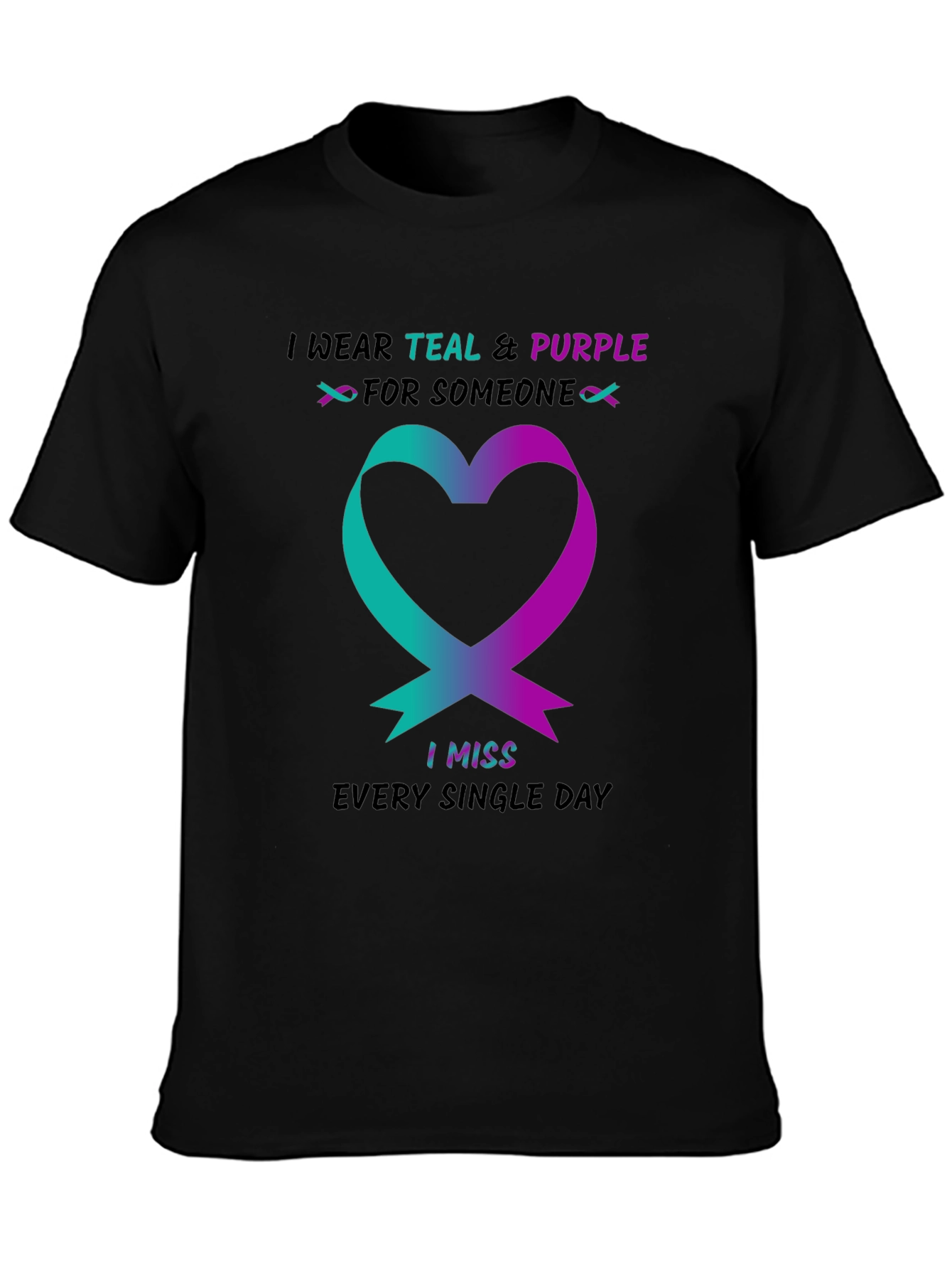 Teal & Purple Remembrance Shirt