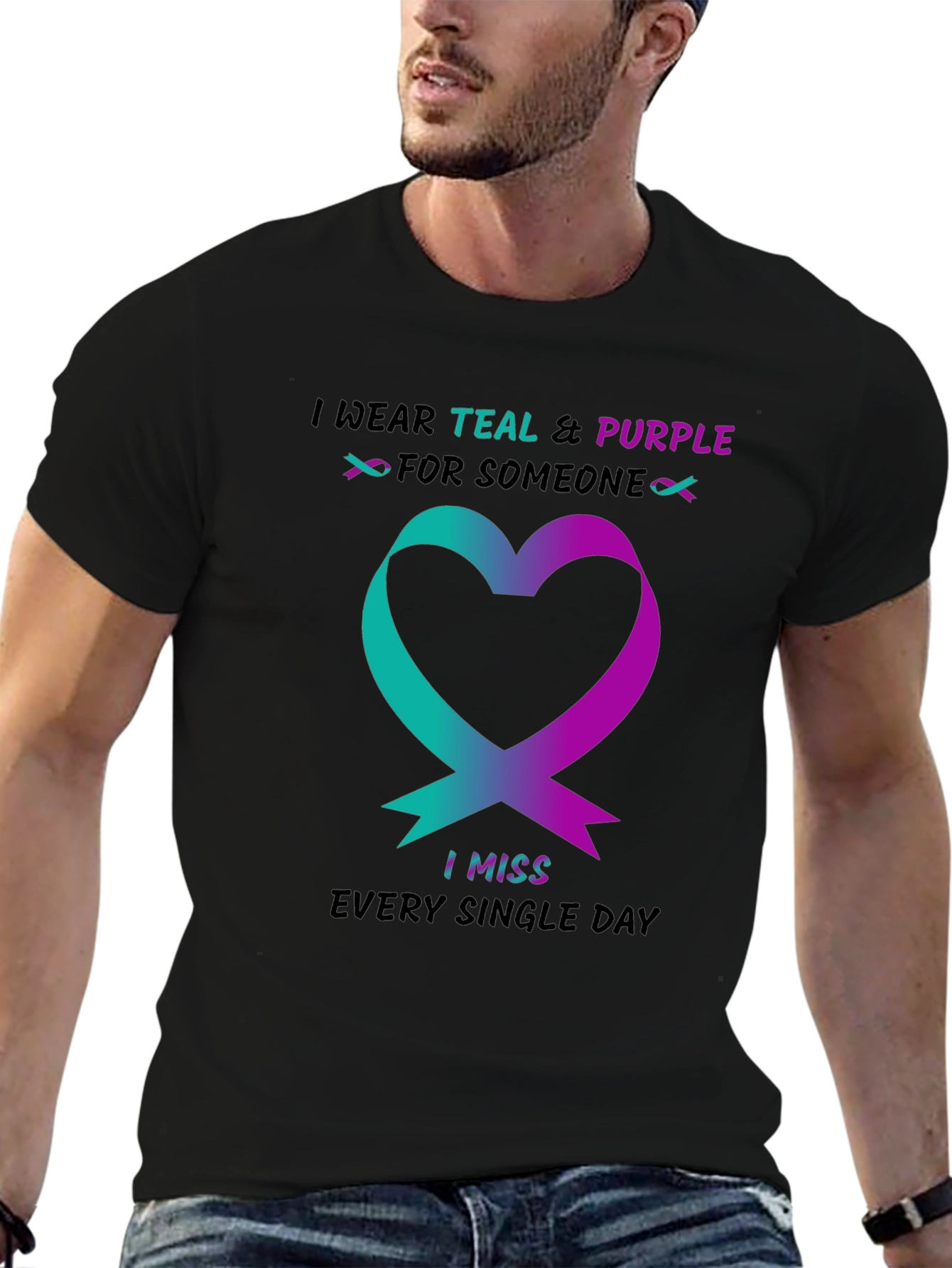 Teal & Purple Remembrance Shirt