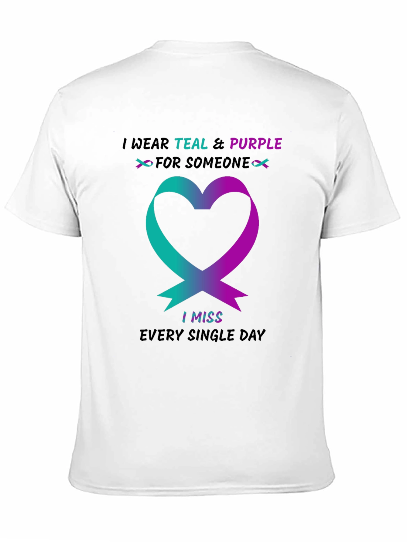 Teal & Purple Remembrance Shirt
