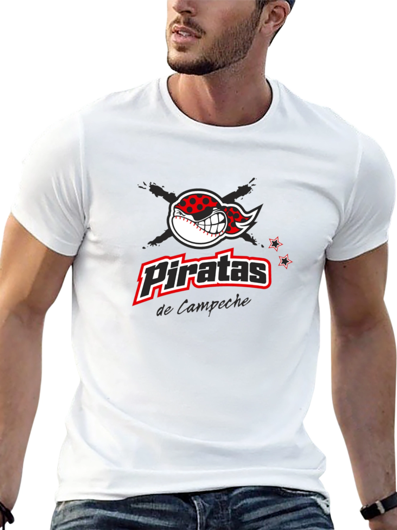 Piratas de Campeche Baseball T-Shirt - Black