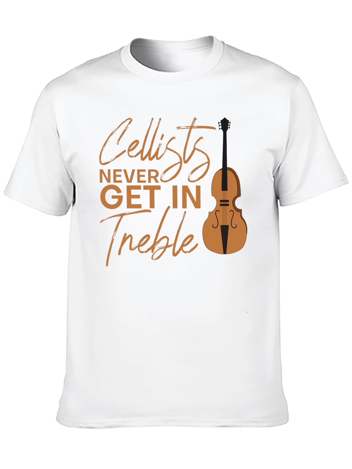 Cellist Never Get in Treble Graphic Tee