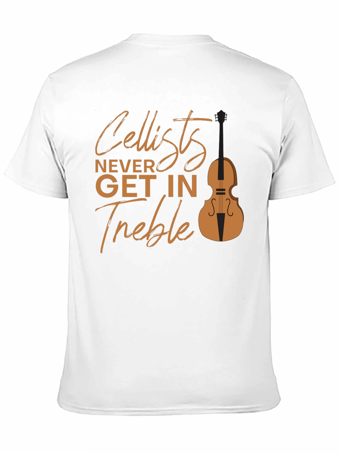 Cellist Never Get in Treble Graphic Tee