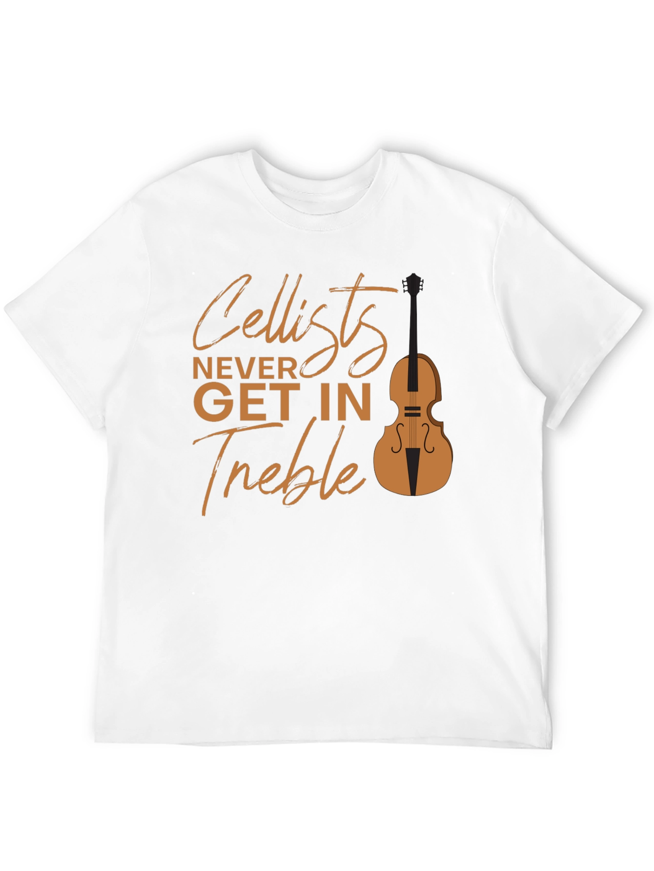 Cellist Never Get in Treble Graphic Tee