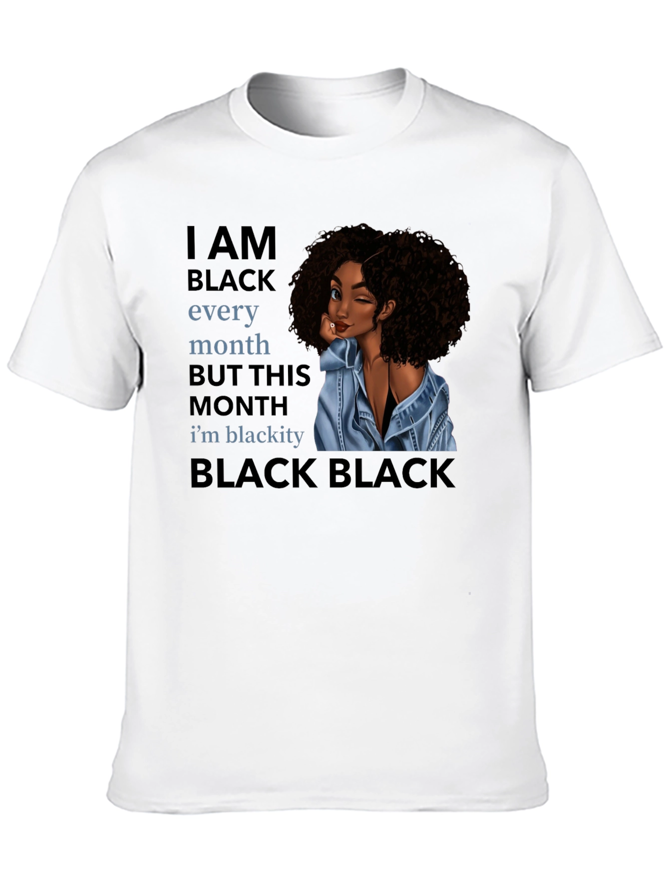 Black Pride Graphic T-Shirt - I AM BLACK